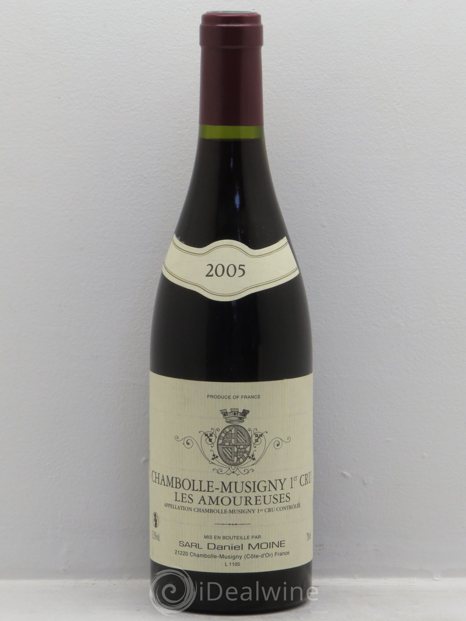 Chambolle-Musigny 1er Cru Daniel Moine 2005 - Lot de 1 bouteille - 0