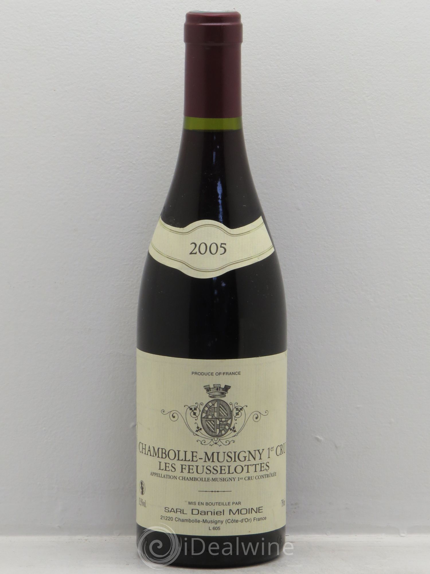 Chambolle-Musigny 1er Cru Les Feusselottes - Daniel Moine 2005 - Posten von 1 Flasche - 0