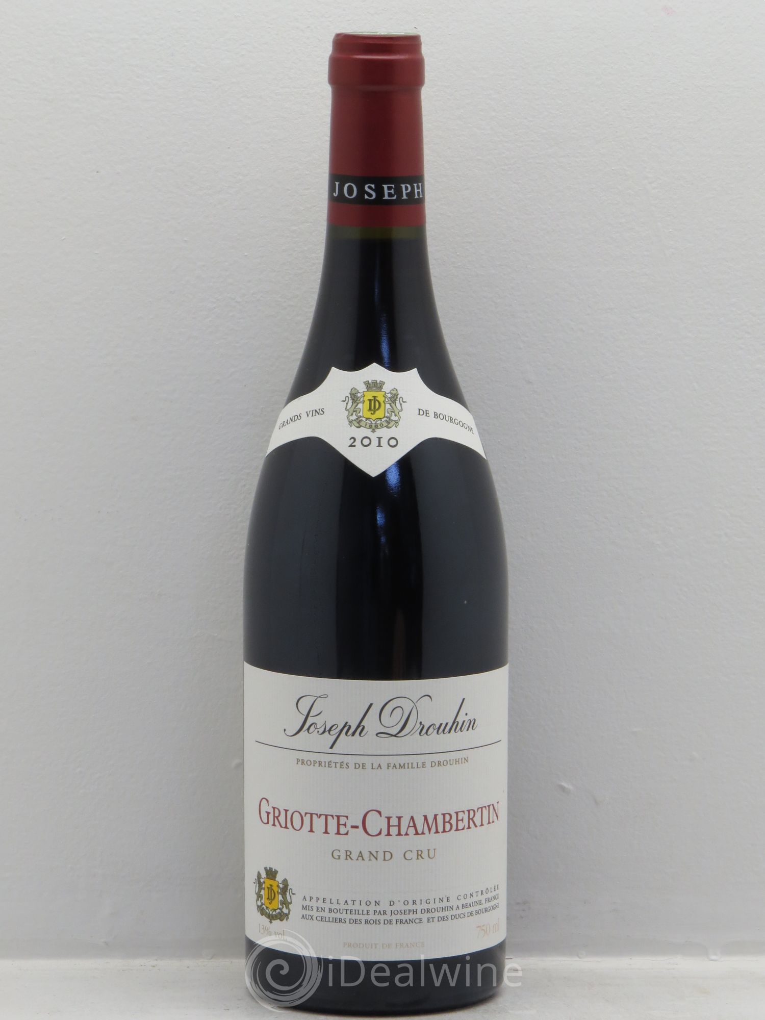 Griotte-Chambertin Grand Cru Joseph Drouhin 2010 - Lot de 1 bouteille - 0