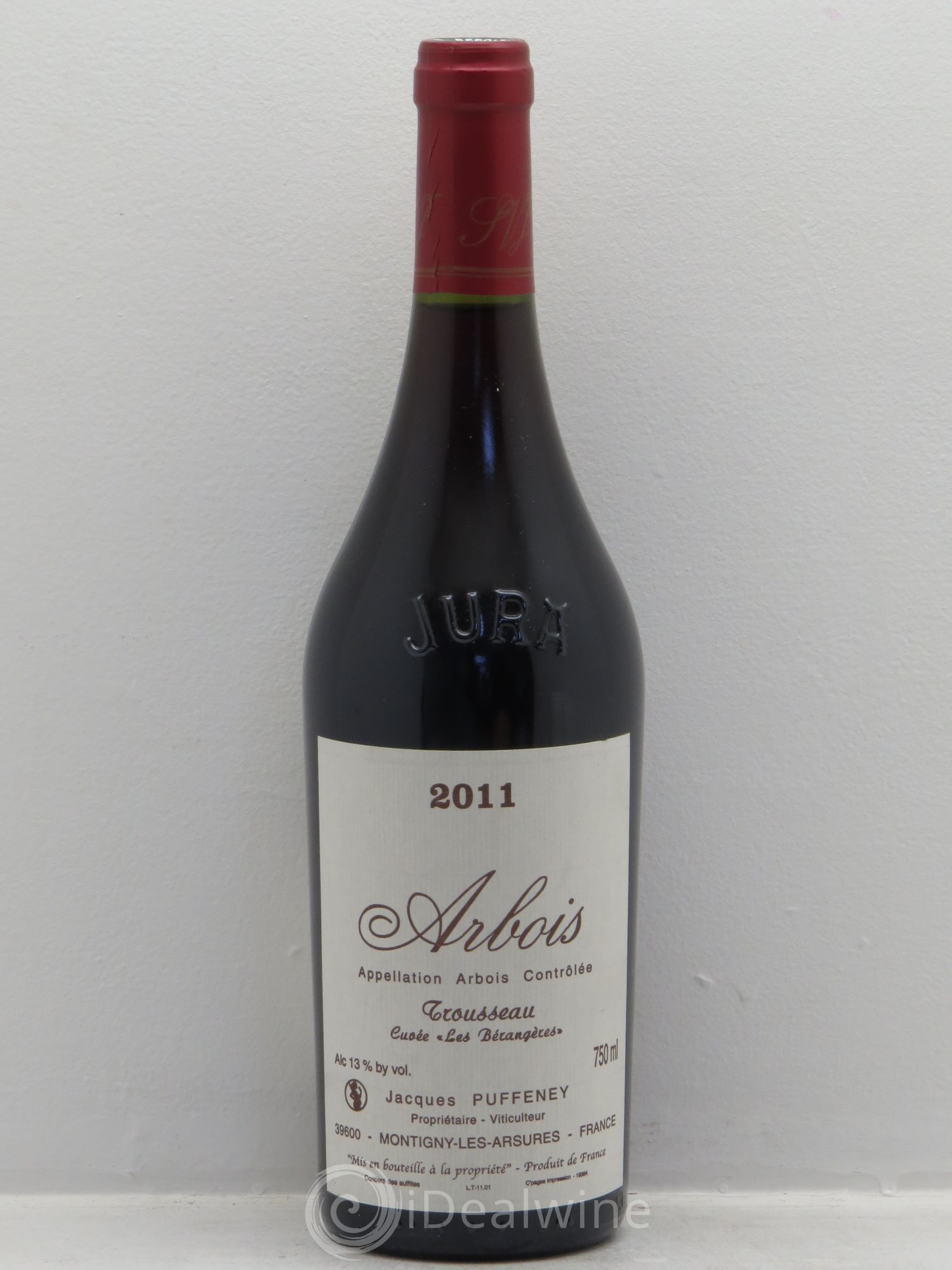 Arbois Trousseau Cuvée Les Bérangères - Domaine Puffeney 2011 - Posten von 1 Flasche - 0