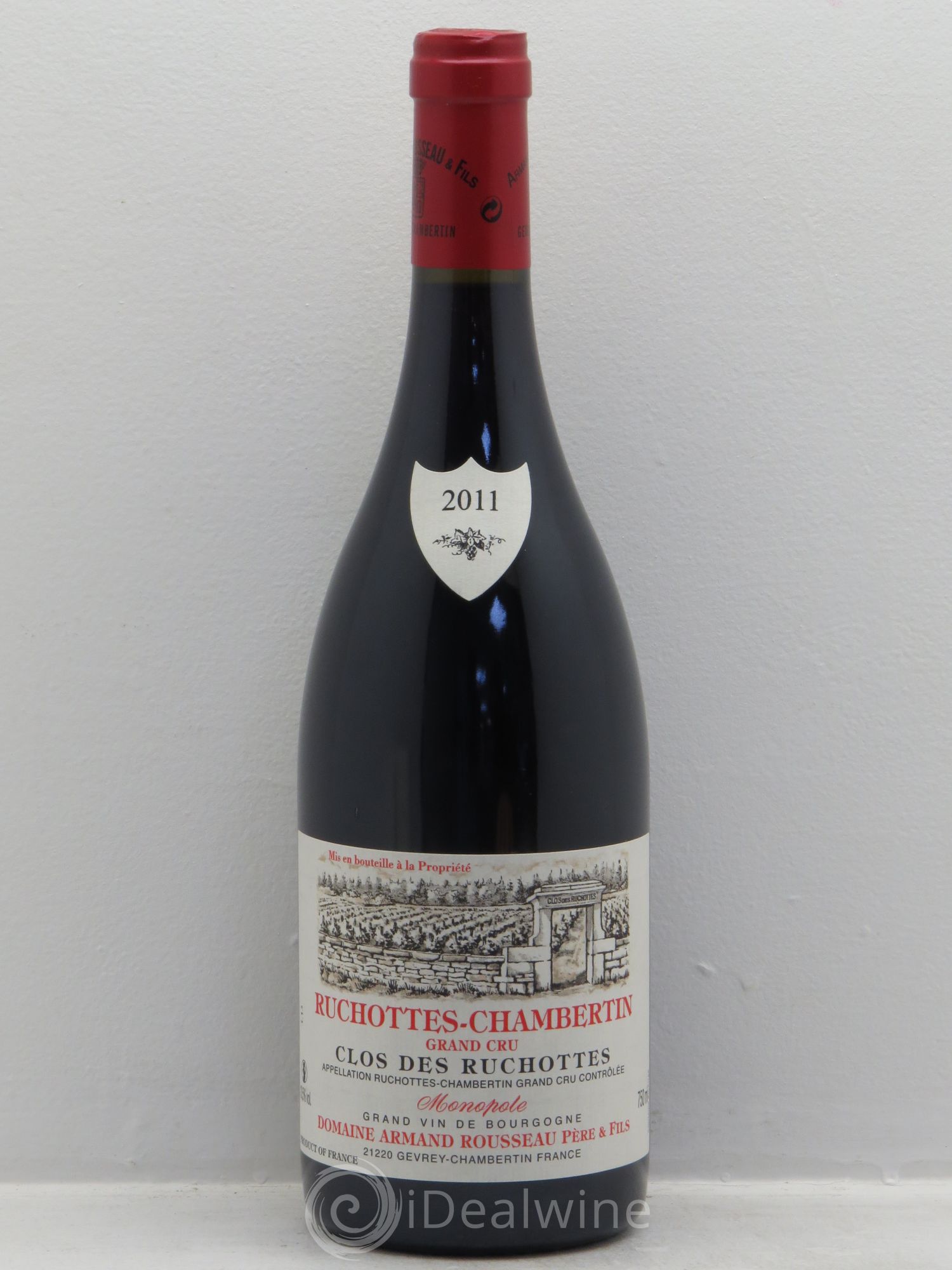 Ruchottes-Chambertin Grand Cru Clos des Ruchottes Armand Rousseau (Domaine) 2011 - Posten von 1 Flasche - 0