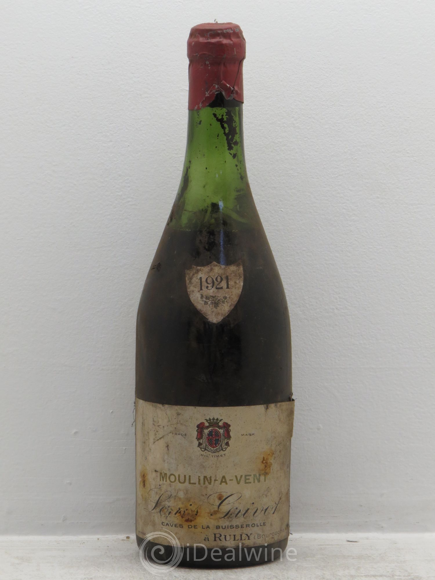 Moulin-à-Vent Louis Grivot 1921 - Lot de 1 bouteille - 0