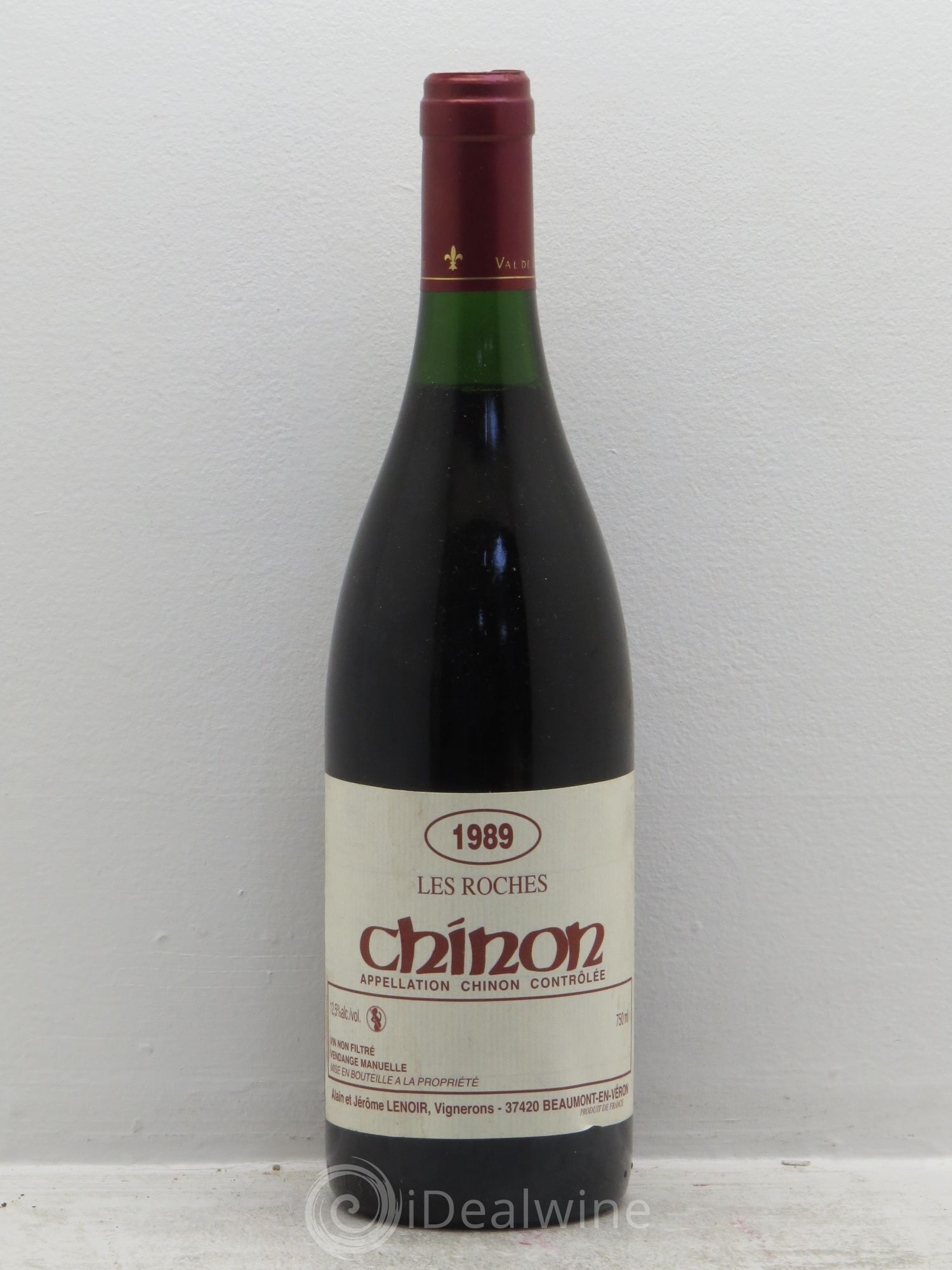 Chinon les roches Lenoir 1989 - Posten von 1 Flasche - 0