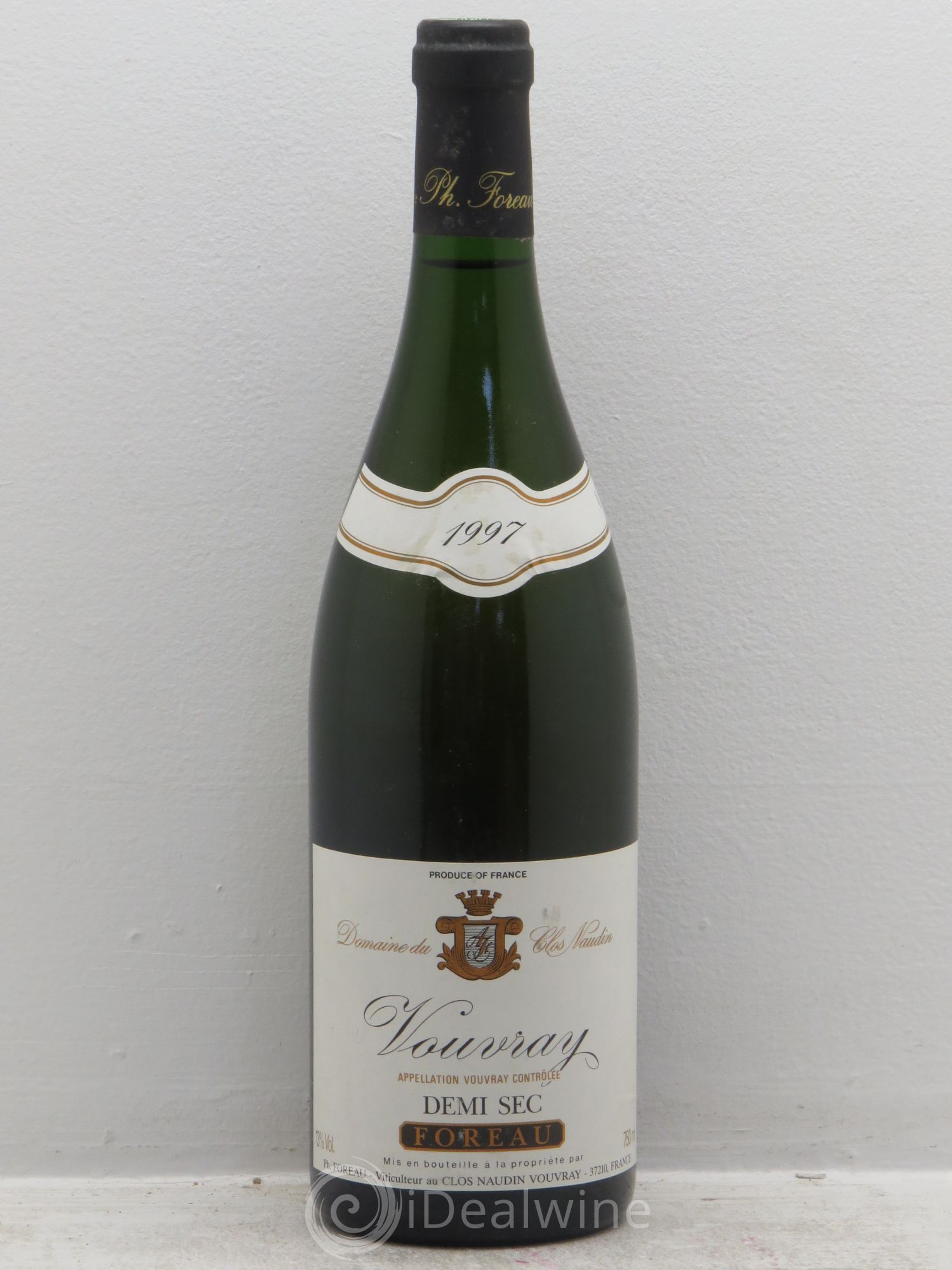 Vouvray Demi-Sec Clos Naudin - Philippe Foreau 1997 - Lot de 1 bouteille - 0
