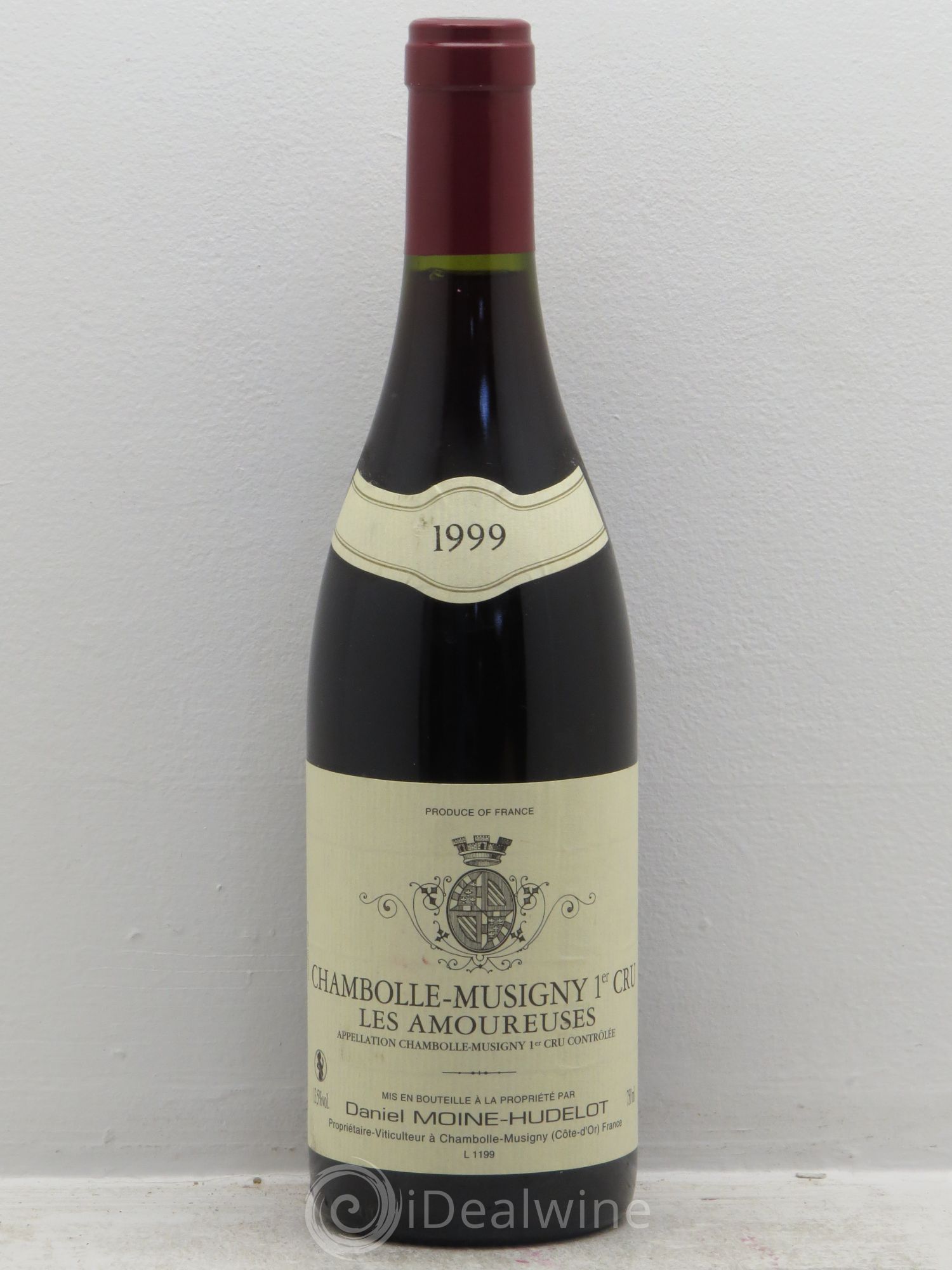Chambolle-Musigny 1er Cru Les Amoureuses Moine-Hudelot (Domaine) 1999 - Lot de 1 bouteille - 0