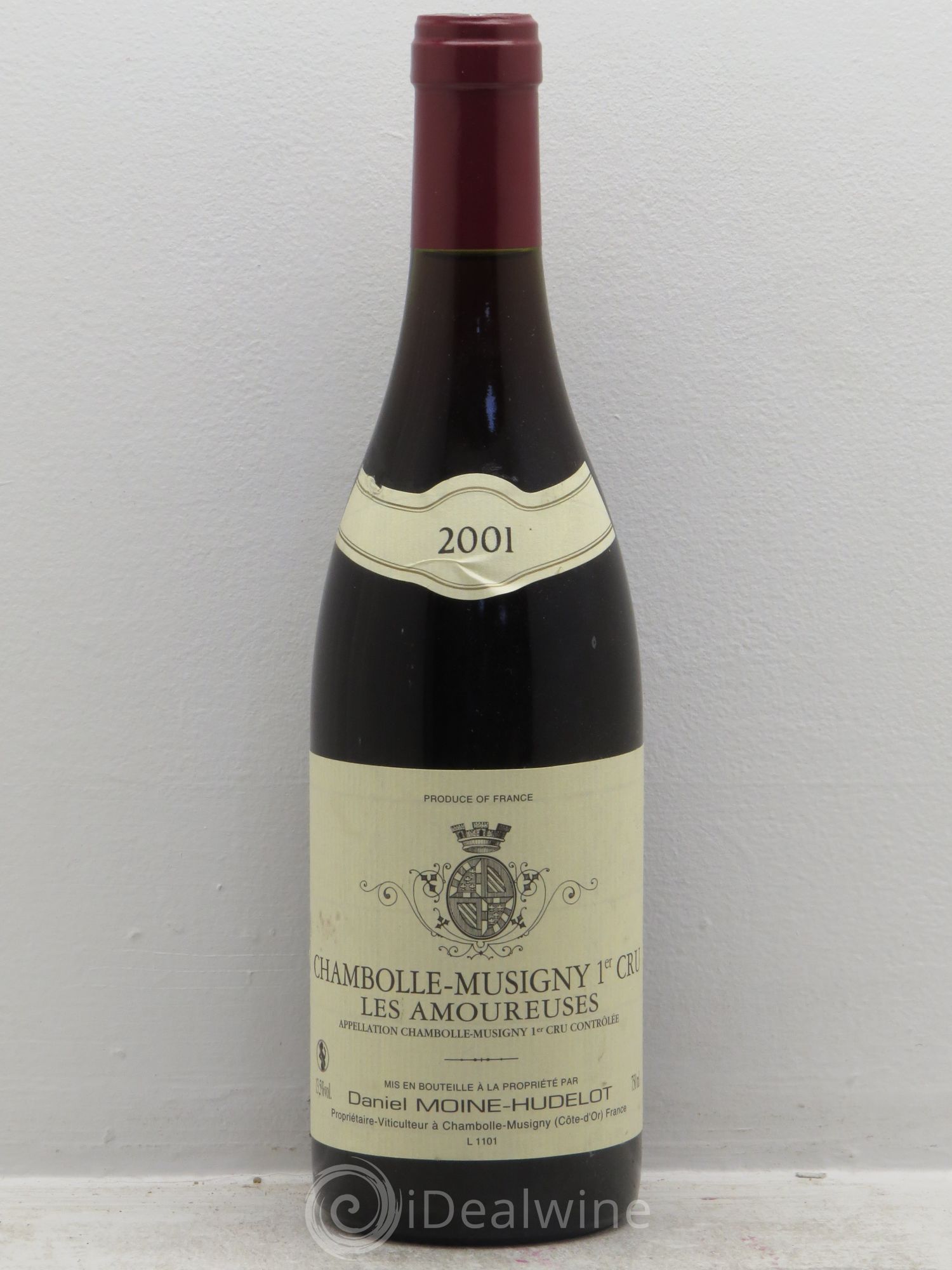 Chambolle-Musigny 1er Cru Les Amoureuses Moine-Hudelot (Domaine) 2001 - Lot de 1 bouteille - 0