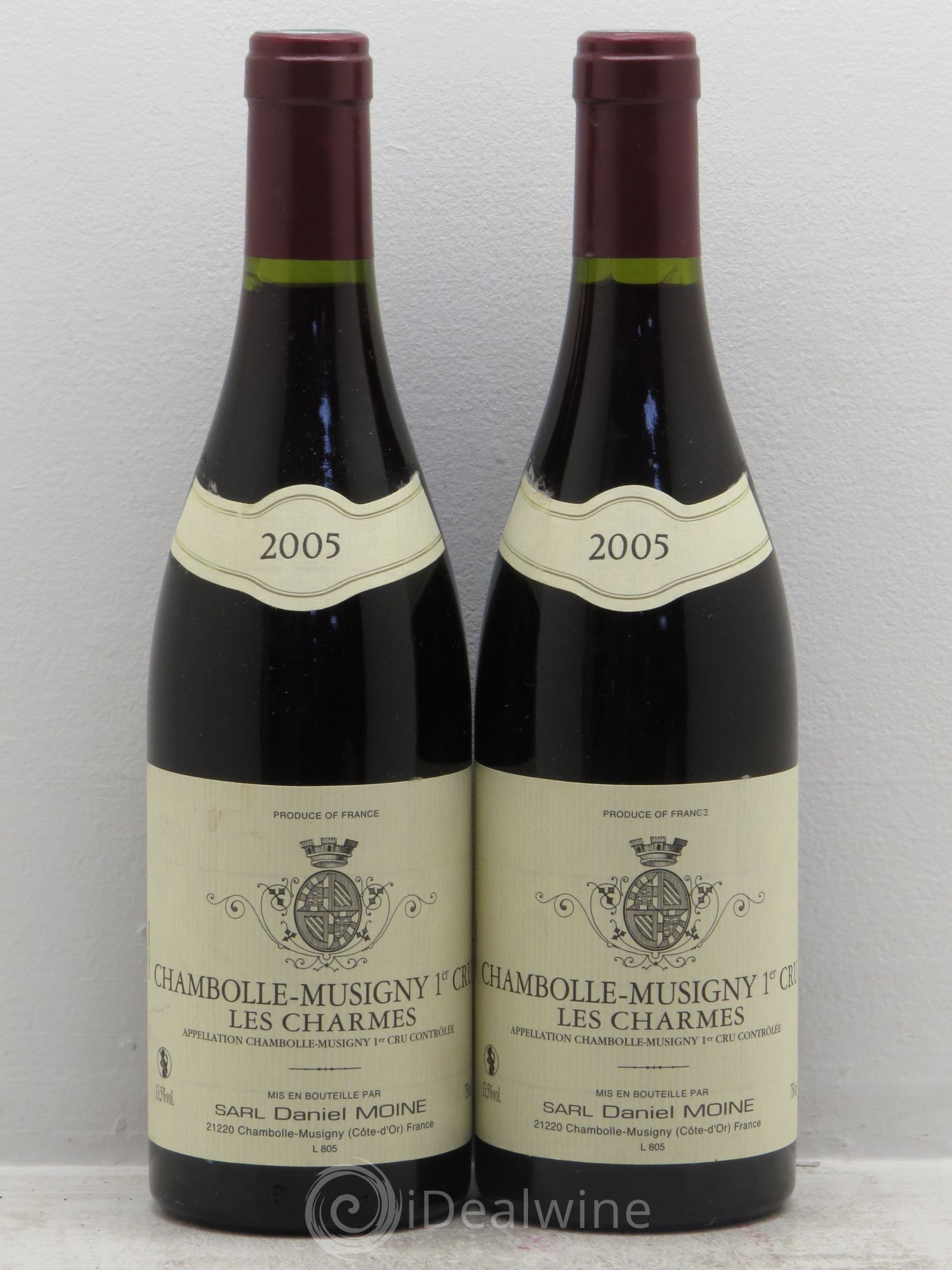 Chambolle-Musigny 1er Cru 2005 - Lot de 2 bouteilles - 0
