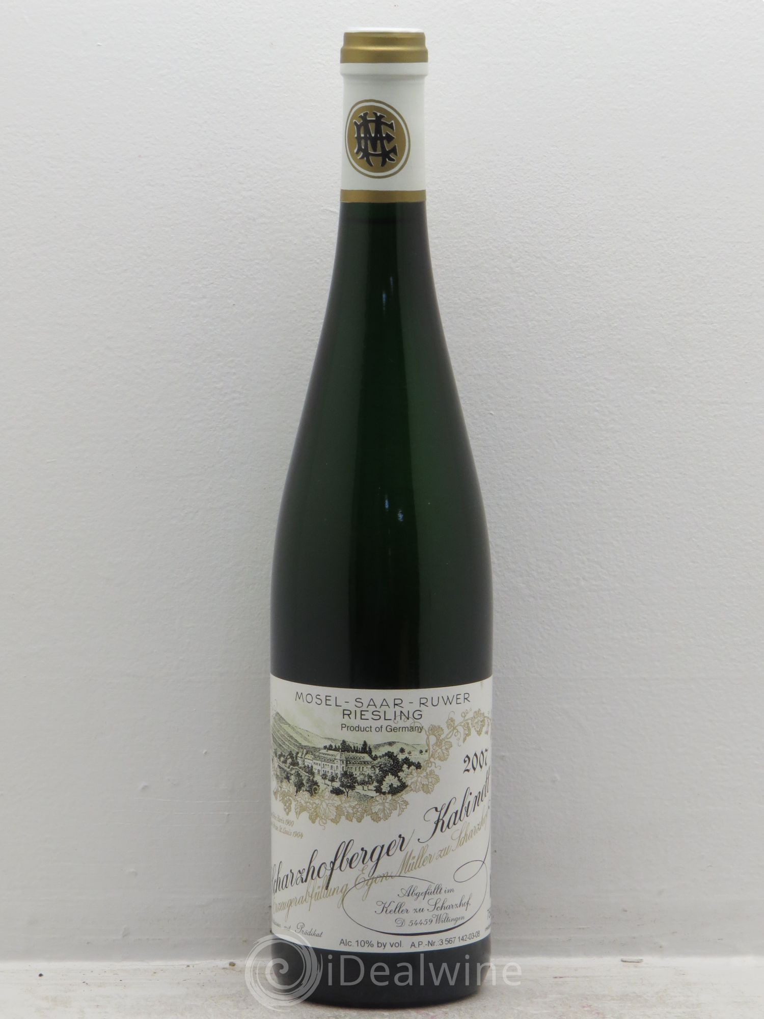 Riesling Saar Scharzhofberger Riesling Kabinett Egon Müller 2007 - Posten von 1 Flasche - 0