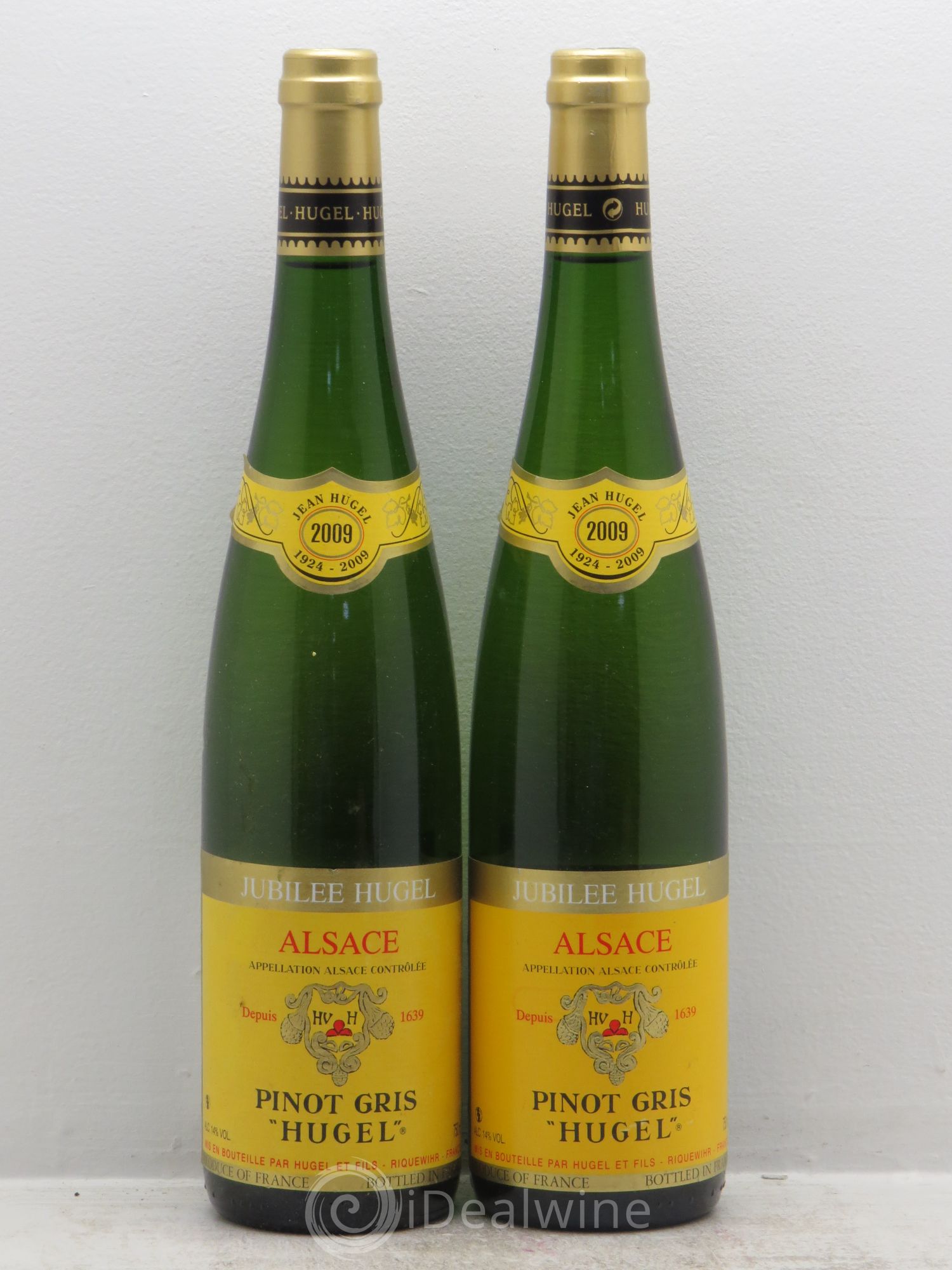 Pinot Gris (Tokay) Réserve Personnelle Jubilee Hugel (Domaine) 2009 - Lot de 2 bouteilles - 0