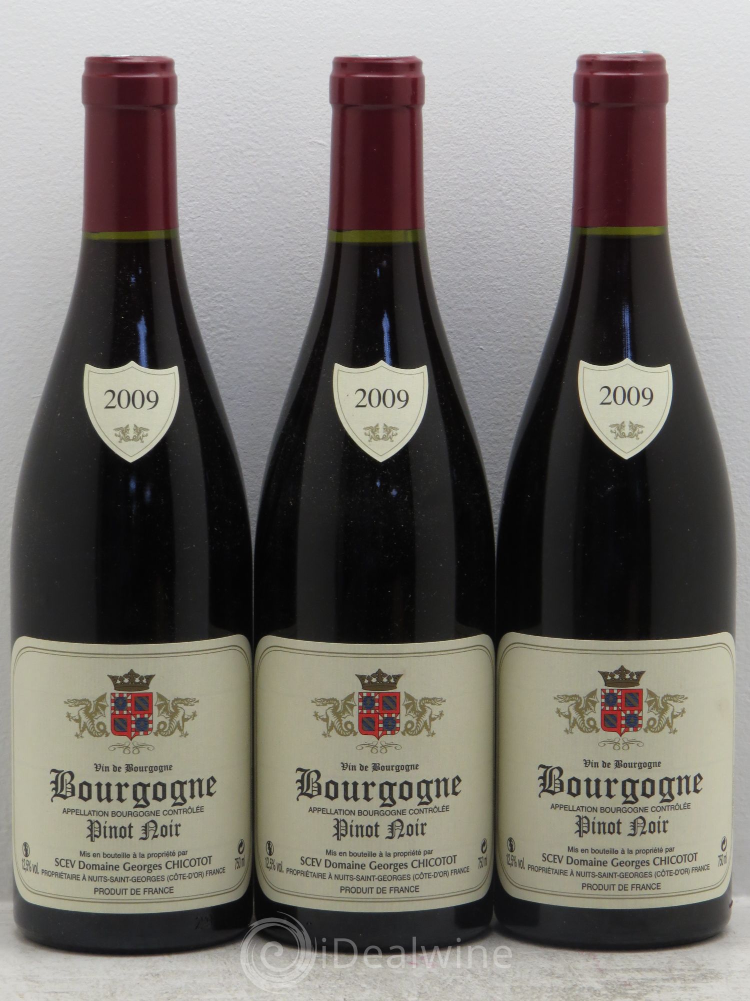 Bourgogne Chicotot 2009 - Lot de 3 bouteilles - 0
