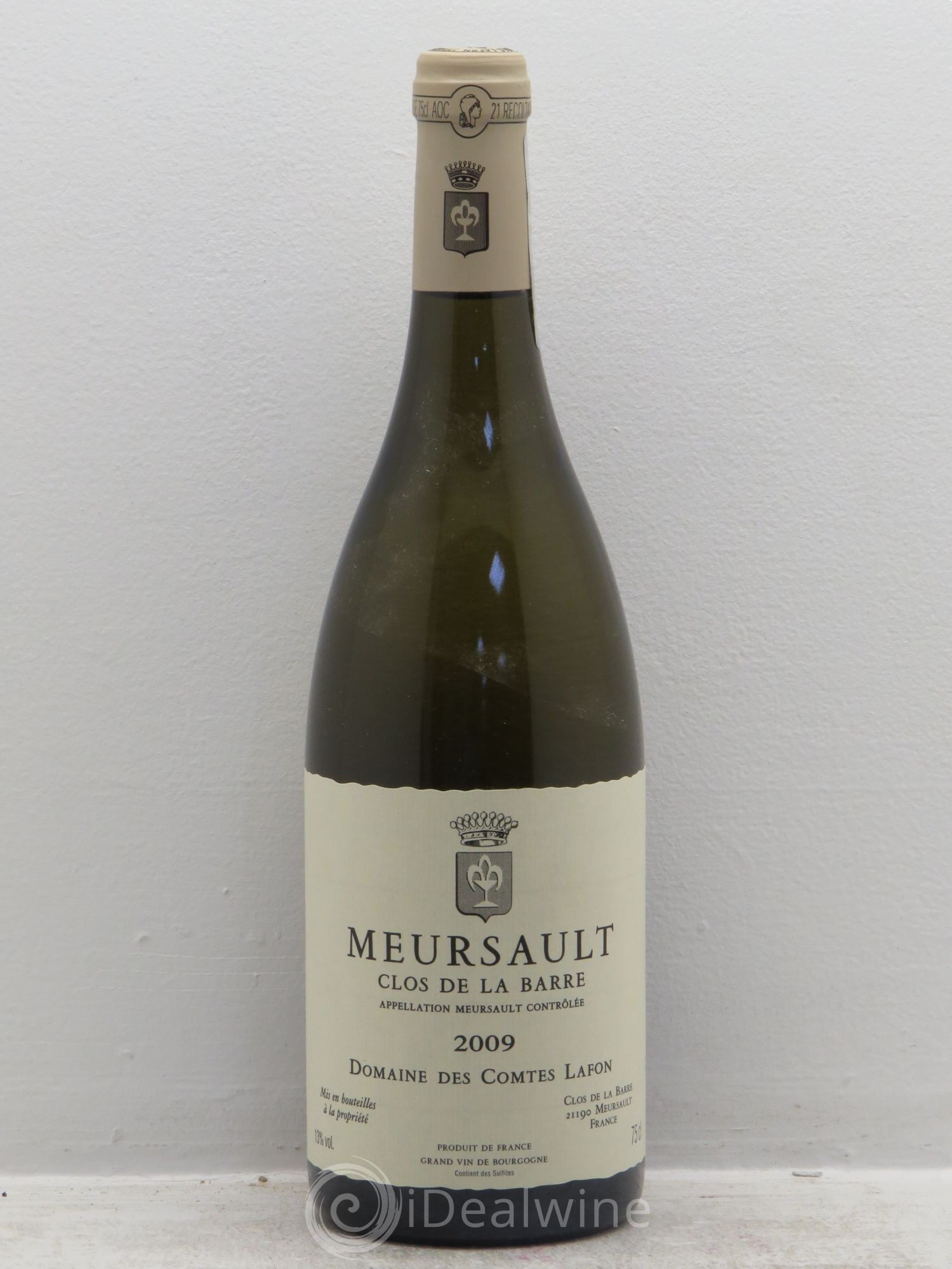 Meursault Clos de la Barre Comtes Lafon (Domaine des) 2009 - Lot de 1 bouteille - 0