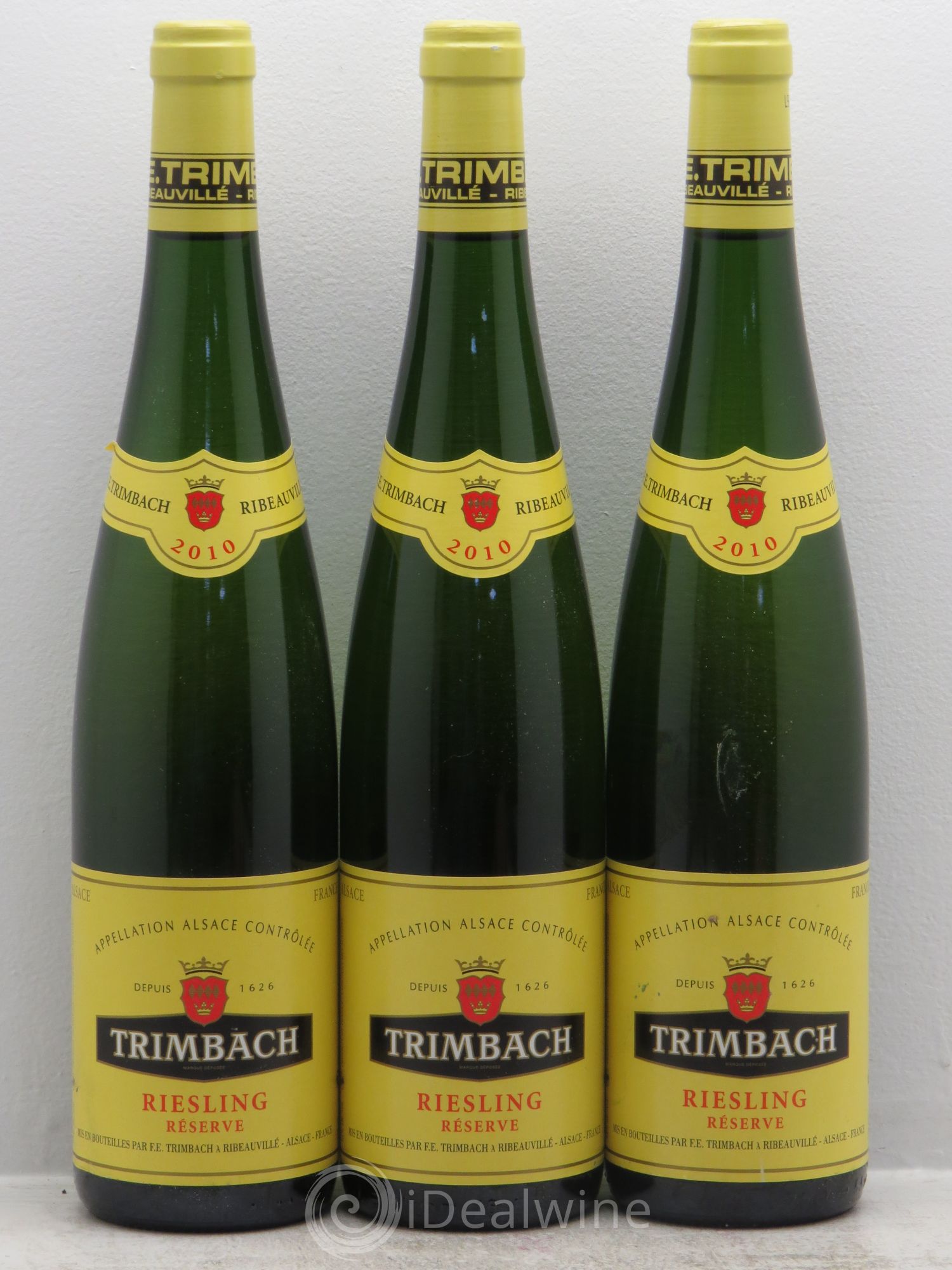 Alsace Riesling Réserve Trimbach (Domaine) 2010 - Lot de 3 bouteilles - 0