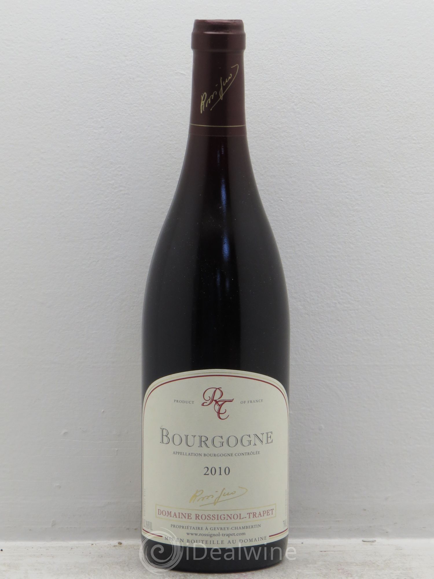 Bourgogne Rossignol Trapet 2010 - Lot de 1 bouteille - 0