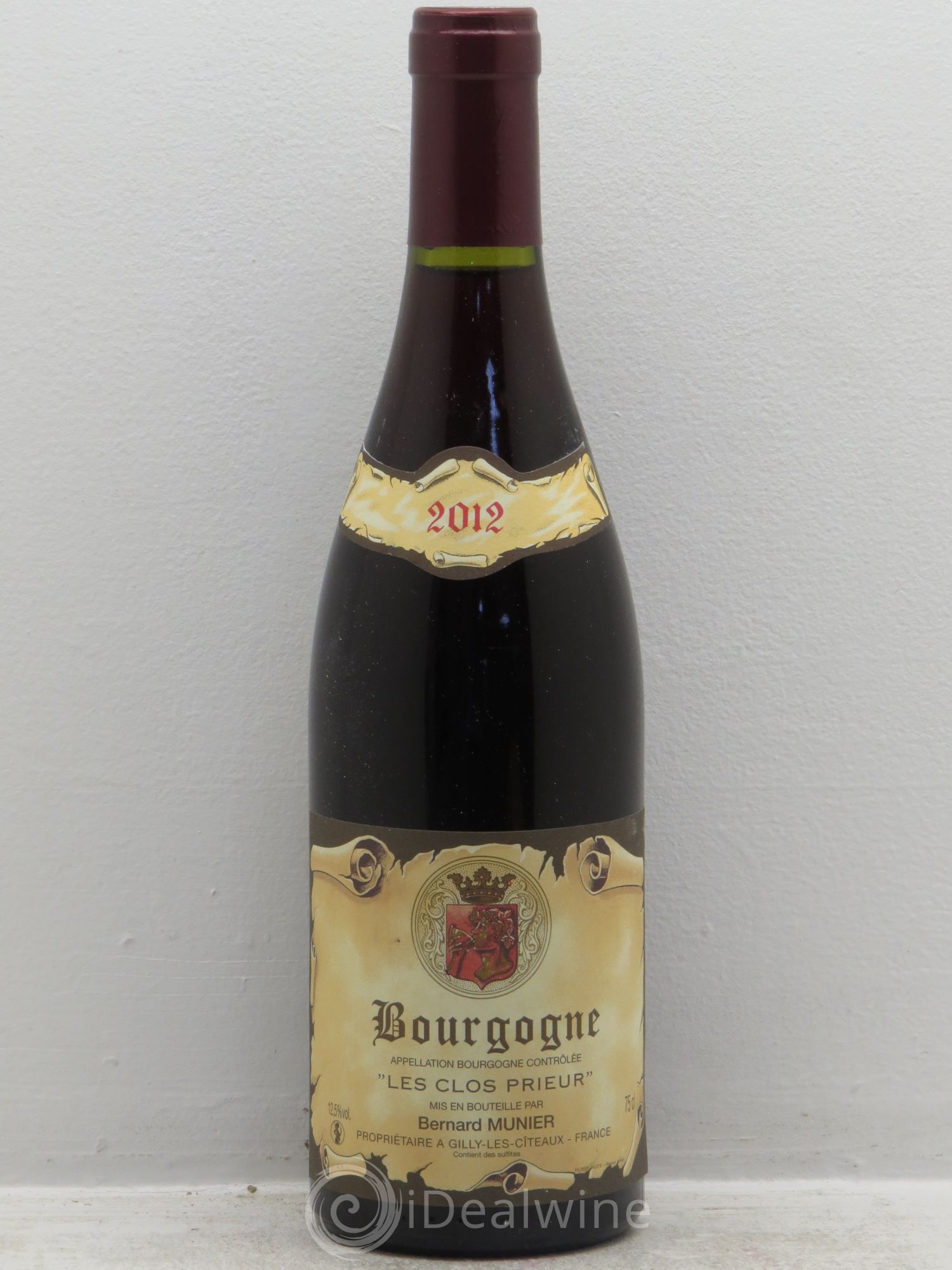 Bourgogne Les clos prieur Bernard Munier (sans prix de réserve) 2012 - Posten von 6 Flaschen - 0