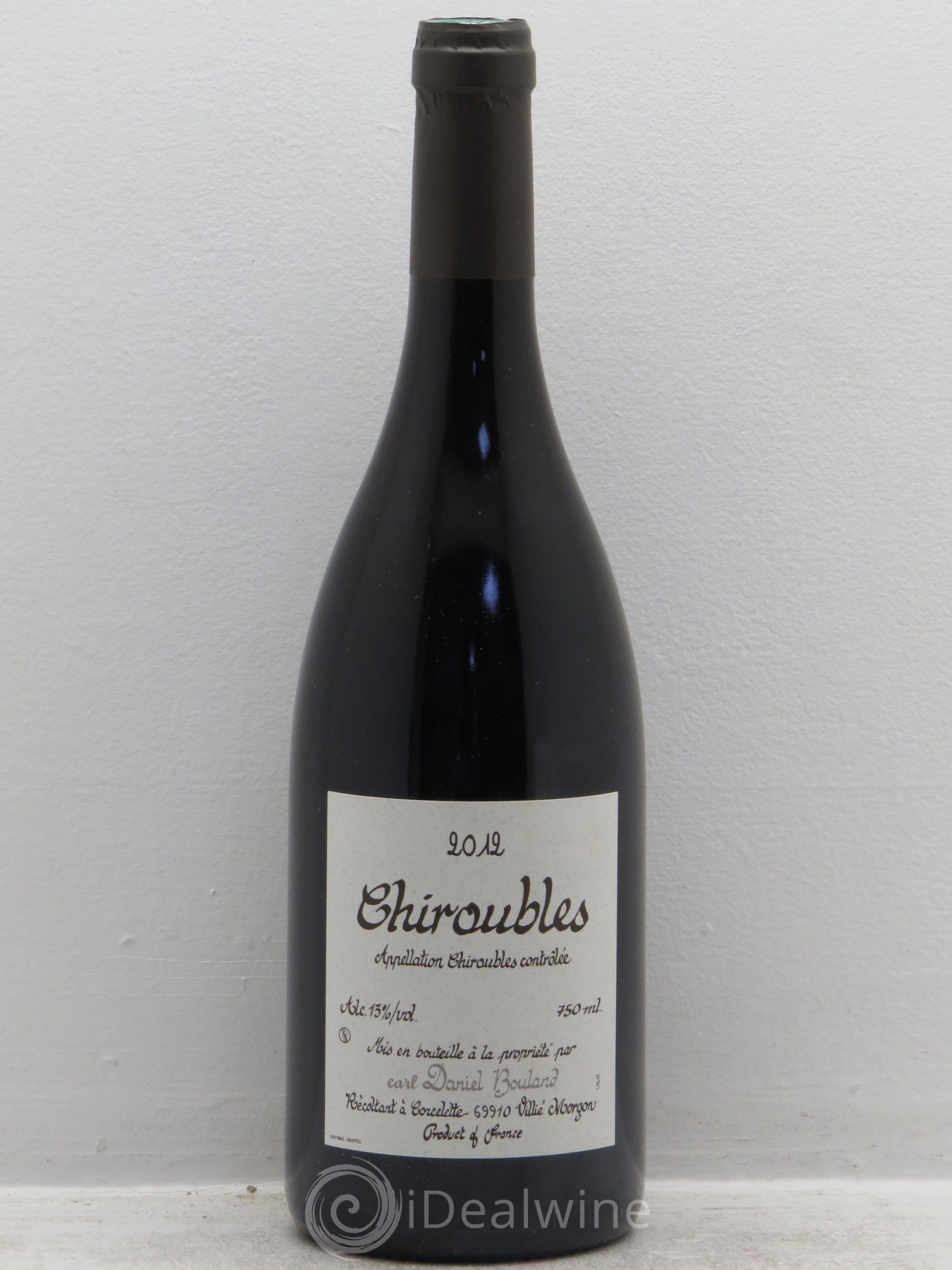 Chiroubles Daniel Bouland (Domaine) 2012 - Lot de 1 bouteille - 0