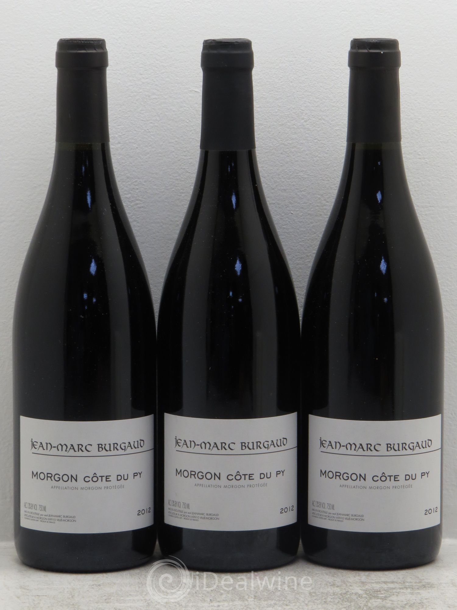 Morgon Côte du Py Jean-Marc Burgaud (Domaine) 2012 - Lot de 3 bouteilles - 0