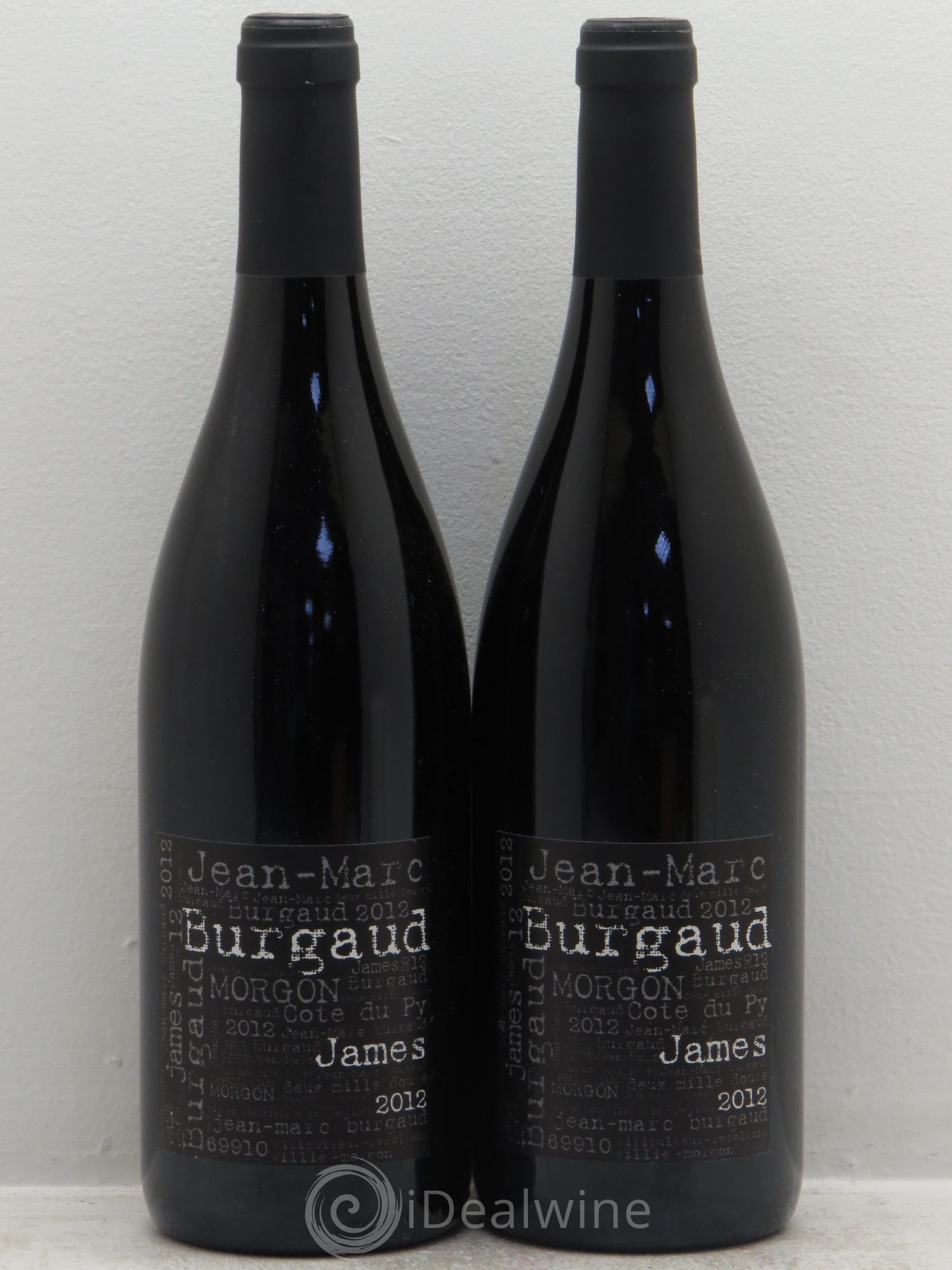 Morgon Côte du Py James Jean-Marc Burgaud (Domaine) 2012 - Lot de 2 bouteilles - 0