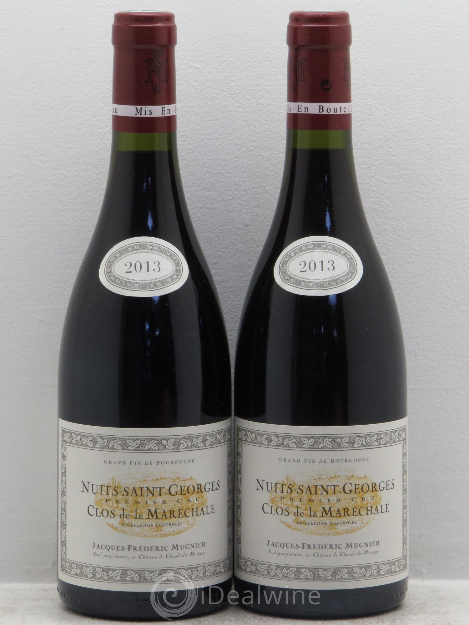 Nuits-Saint-Georges 1er Cru Clos de La Maréchale Jacques-Frédéric Mugnier 2013 - Lot de 2 bouteilles - 0