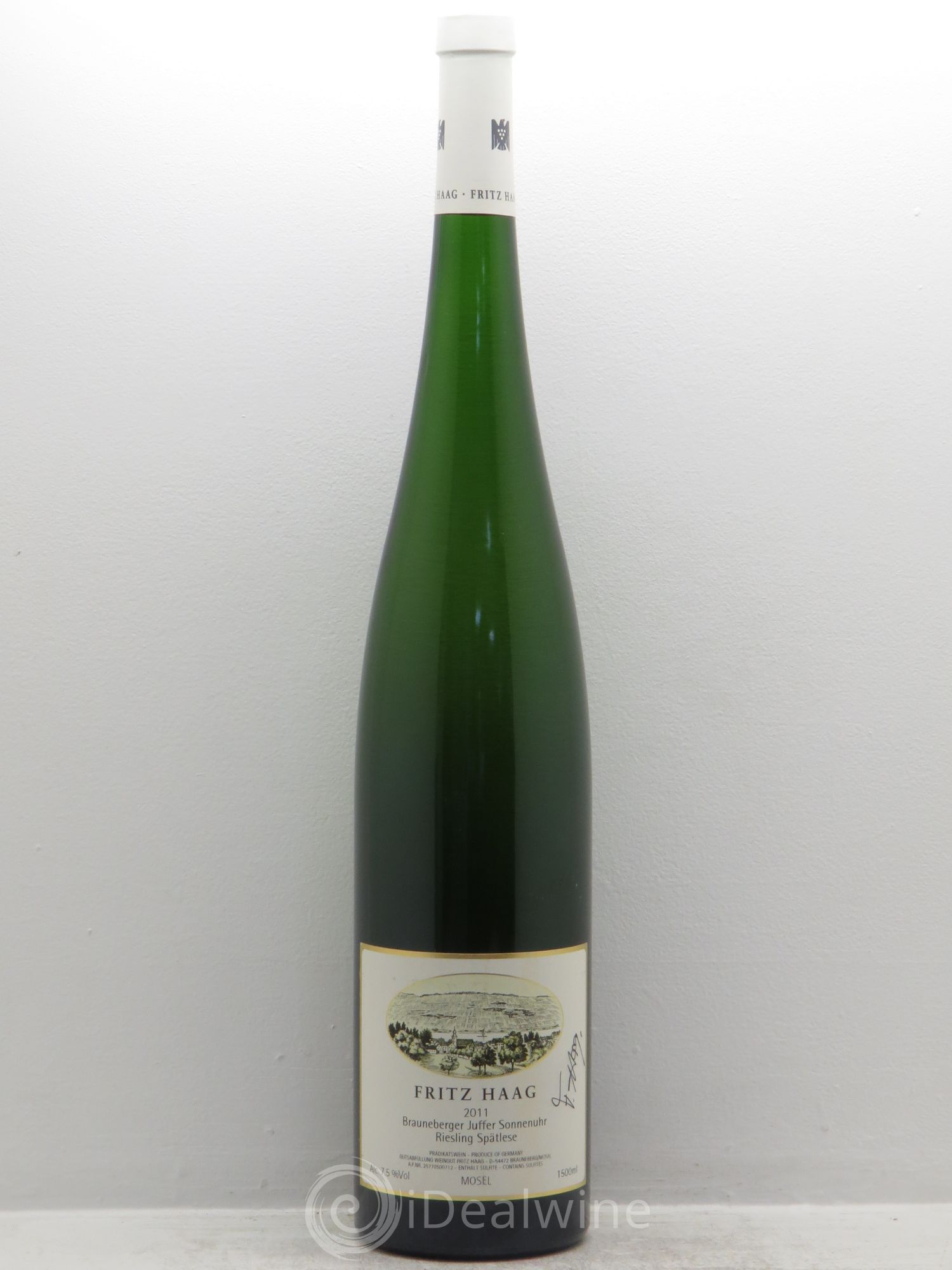 Riesling Mosel Brauneberger Juffer-Sonnenuhr Riesling Spätlese Fritz Haag 2011 - Posten von 1 Magnum - 0
