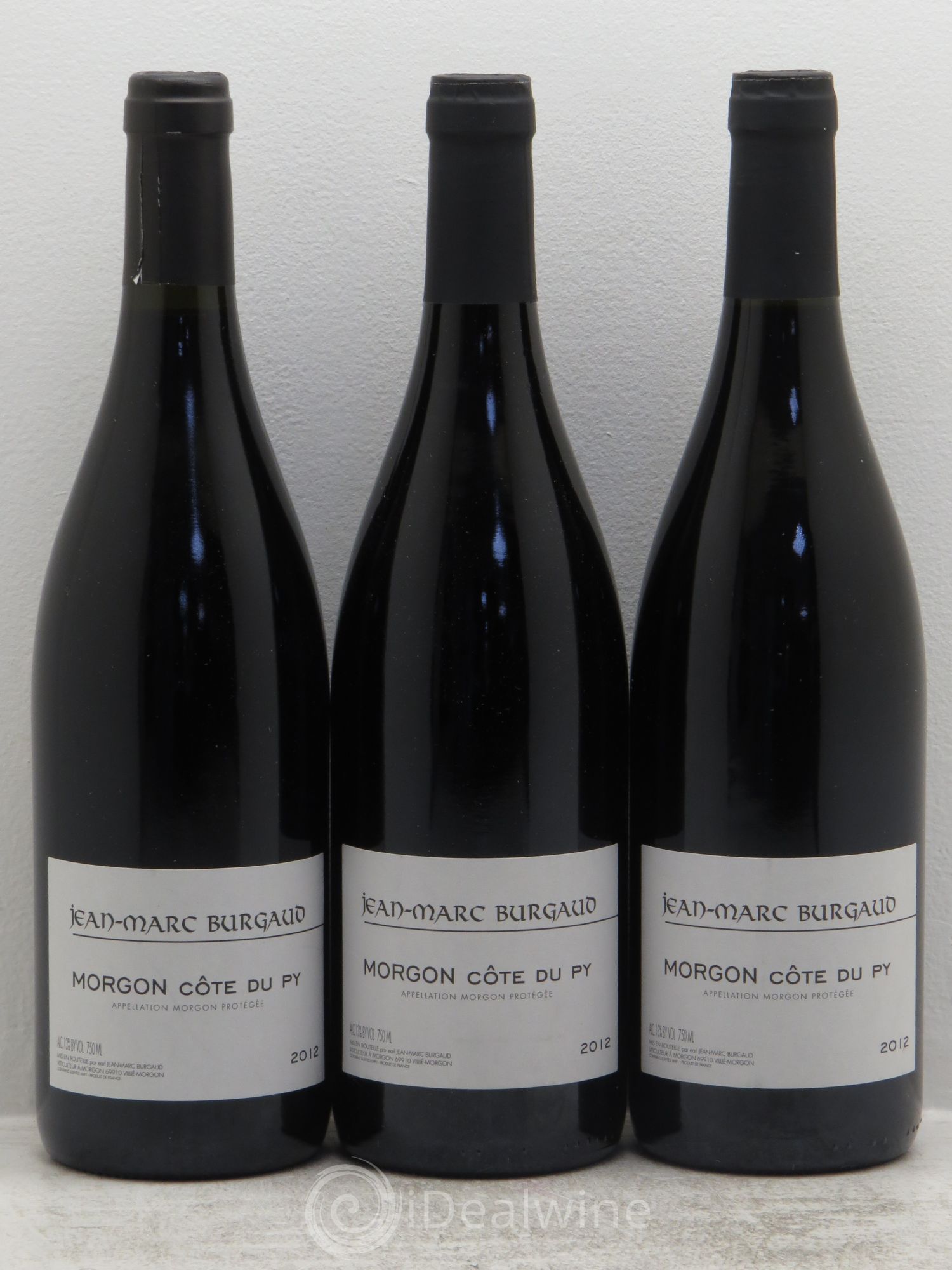 Morgon Côte du Py Jean-Marc Burgaud (Domaine) 2012 - Lot de 3 bouteilles - 0