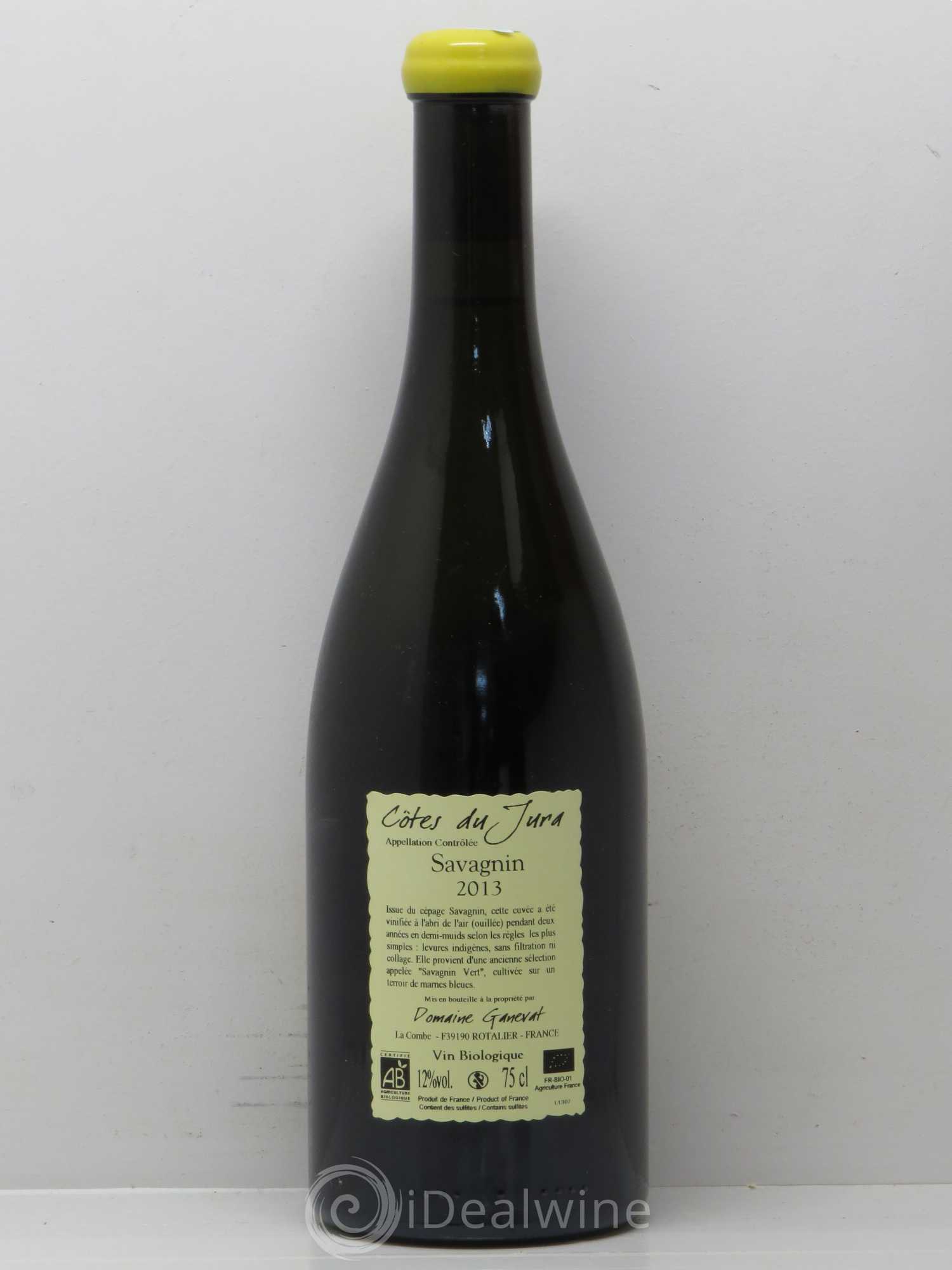 Côtes du Jura Les Chalasses Marnes Bleues Jean-François Ganevat (Domaine) 2013 - Lot de 1 bouteille - 1