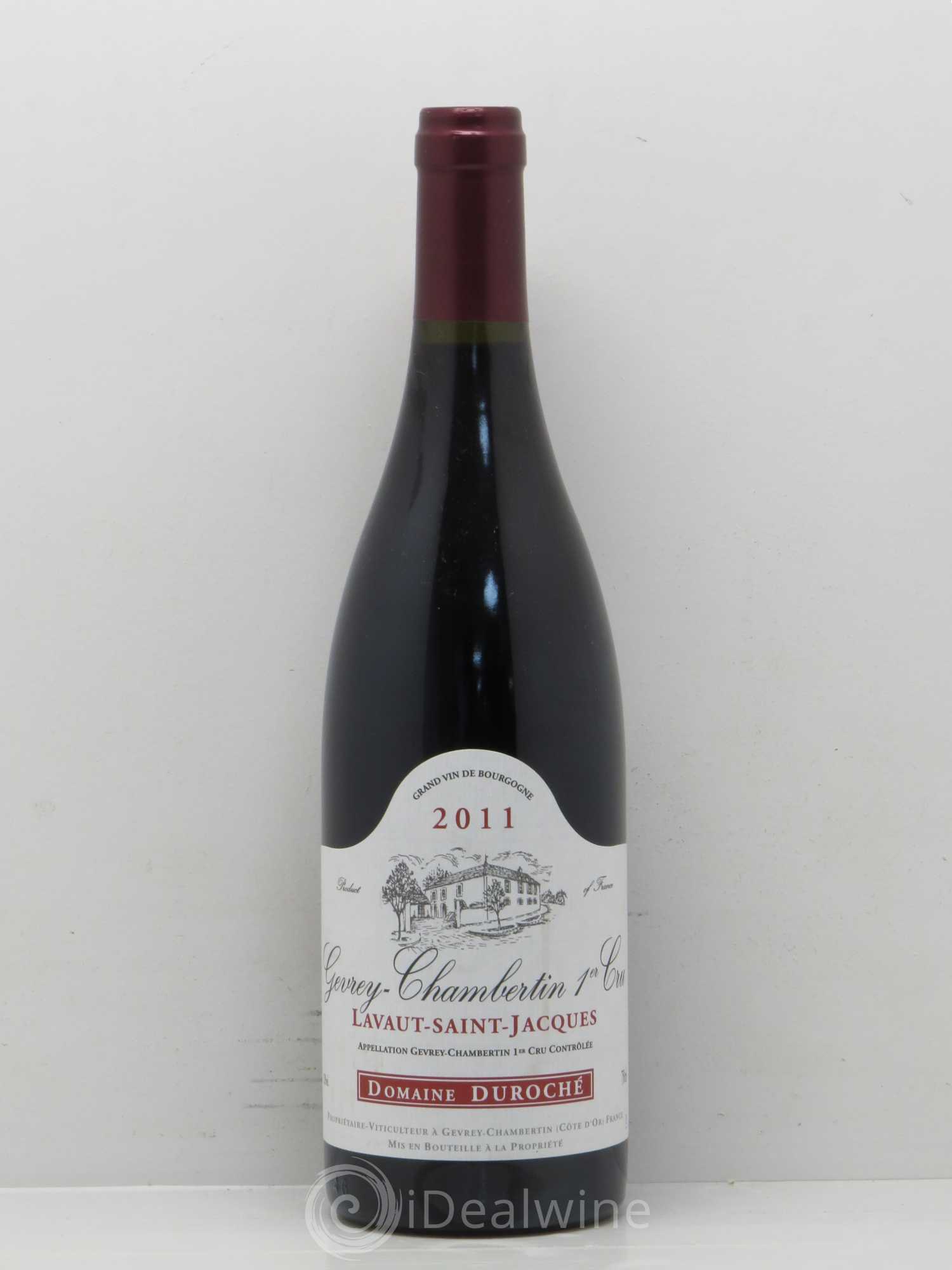 Gevrey-Chambertin 1er Cru Lavaut Saint-Jacques Duroché 2011 - Posten von 1 Flasche - 0