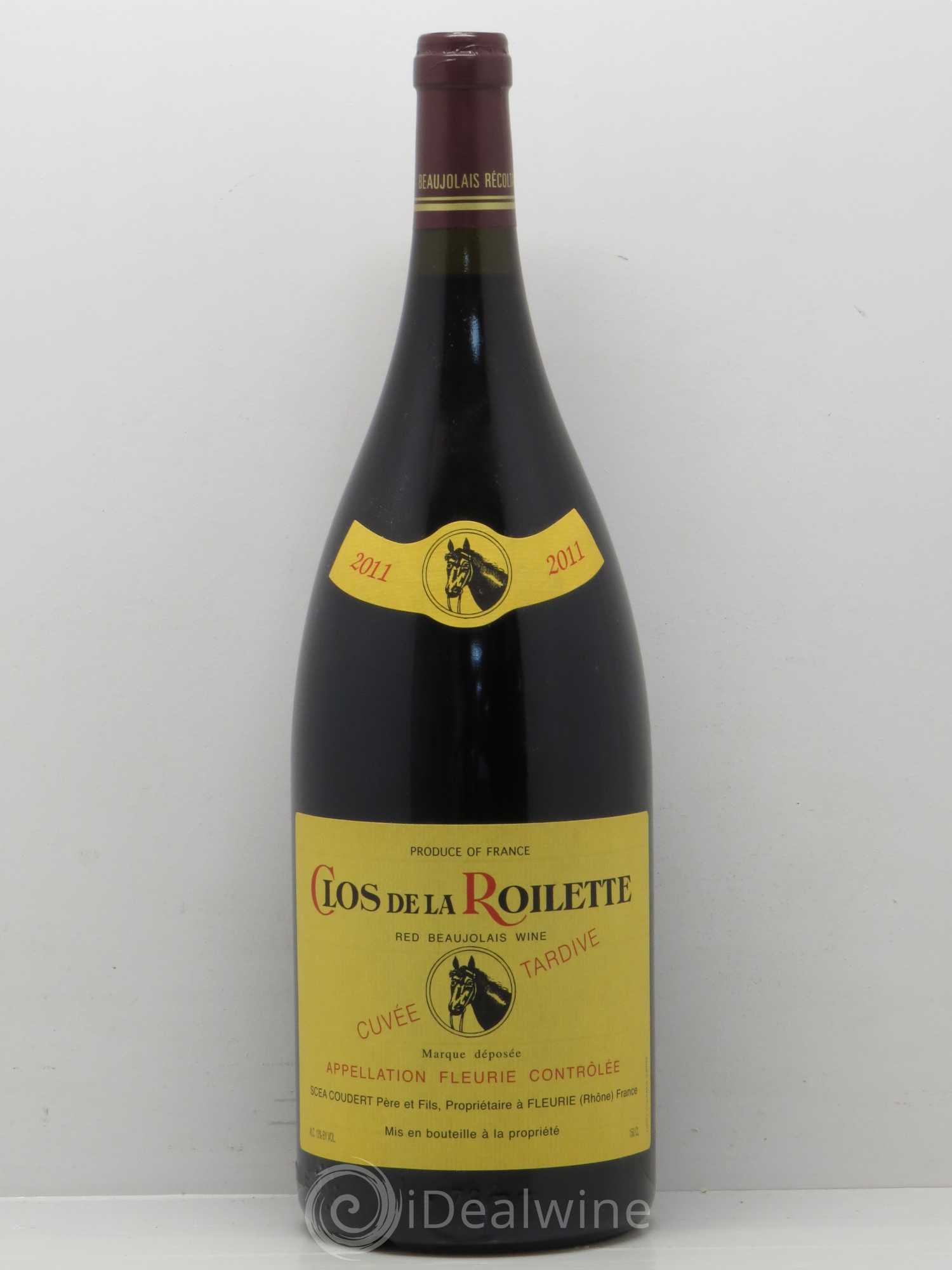 Fleurie Cuvée Tardive Clos de la Roilette 2011 - Lot de 1 magnum - 0