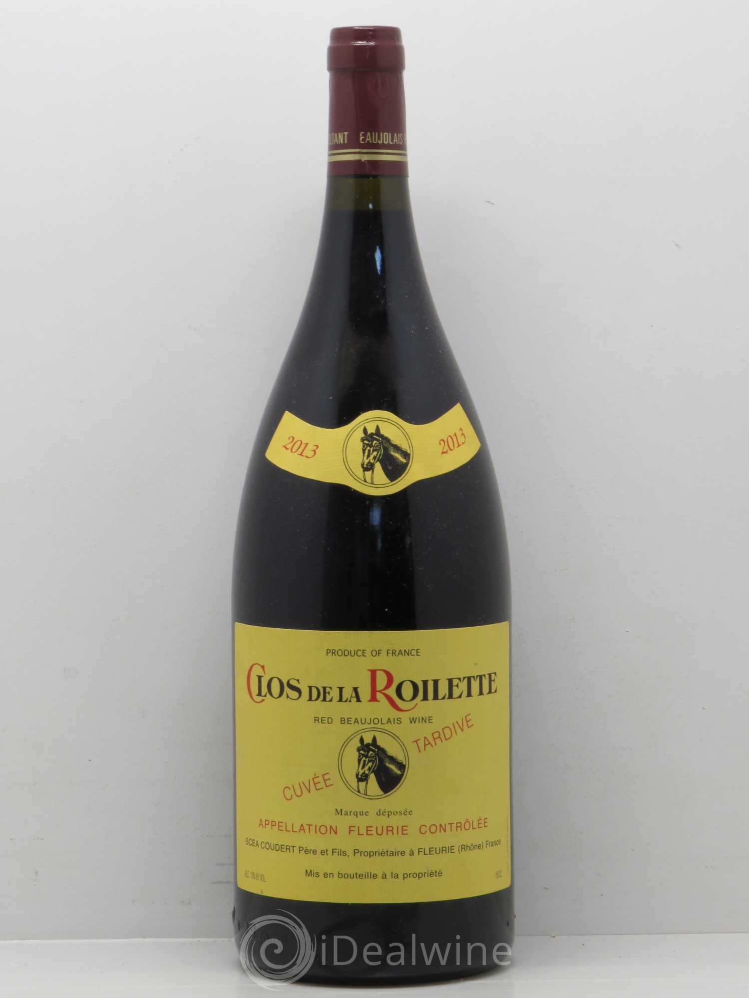 Fleurie Cuvée Tardive Clos de la Roilette 2013 - Lot de 1 magnum - 0
