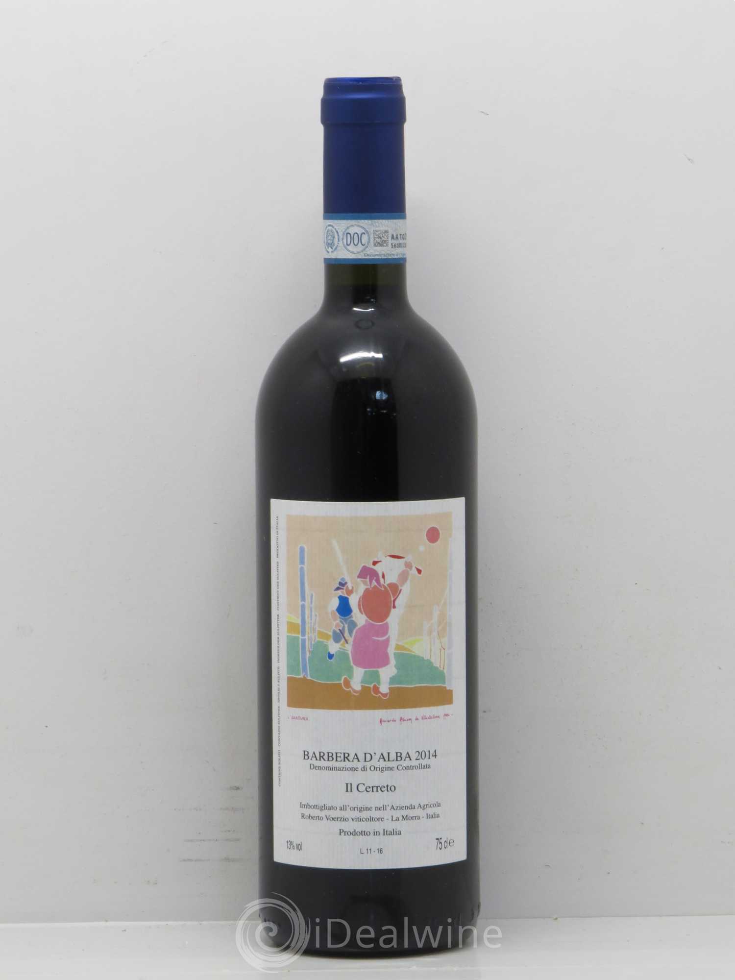 Barbera d'Alba DOC Vigneti Cerreto Roberto Voerzio 2014 - Posten von 1 Flasche - 0