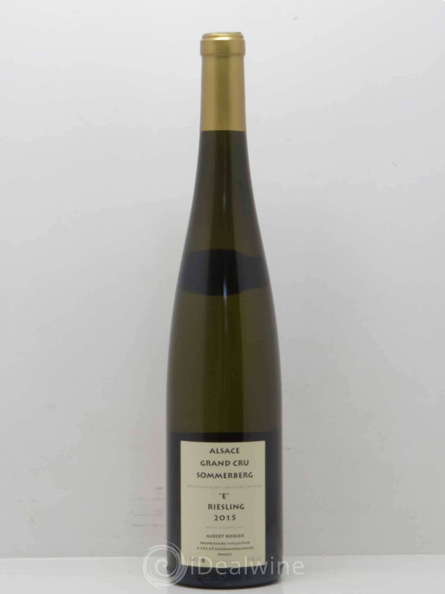 Riesling Grand Cru Sommerberg cuvée EBoxler 2015 - Posten von 1 Flasche - 1