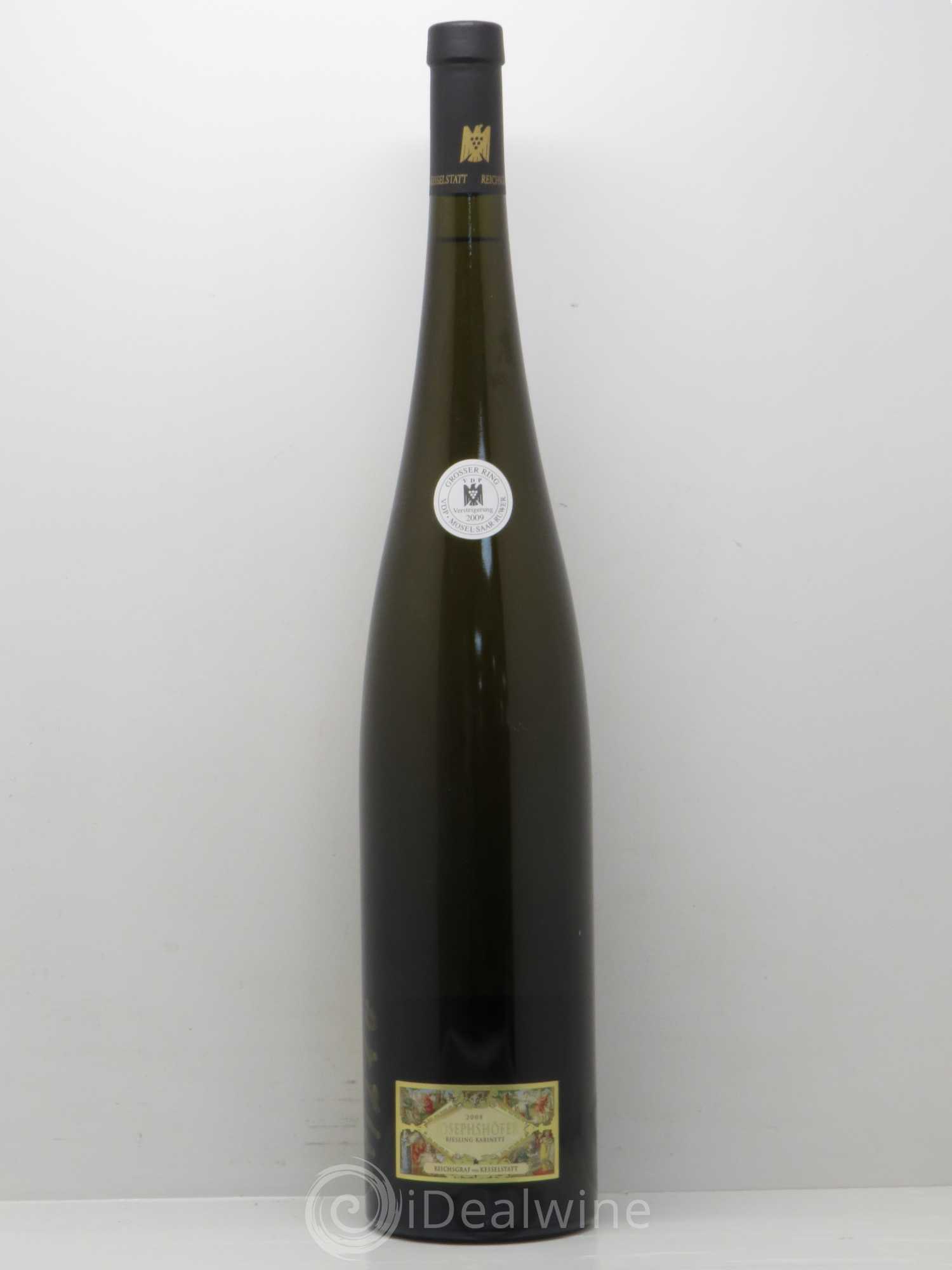 Allemagne Rheingau Josephshöfer Riesling Kabinett Verst von Kesselstatt 2008 - Posten von 1 Magnum - 0