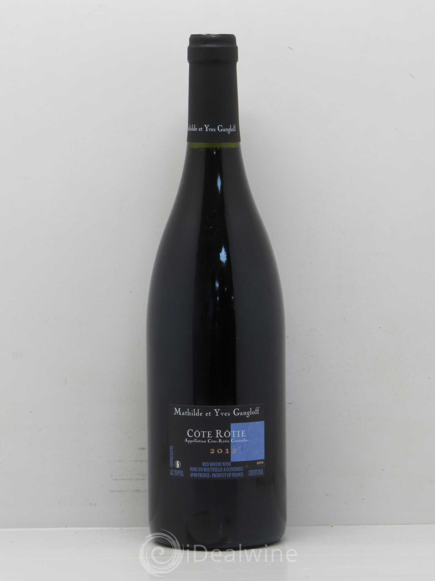 Côte-Rôtie La Barbarine Gangloff (Domaine) 2012 - Lot de 1 bouteille - 1