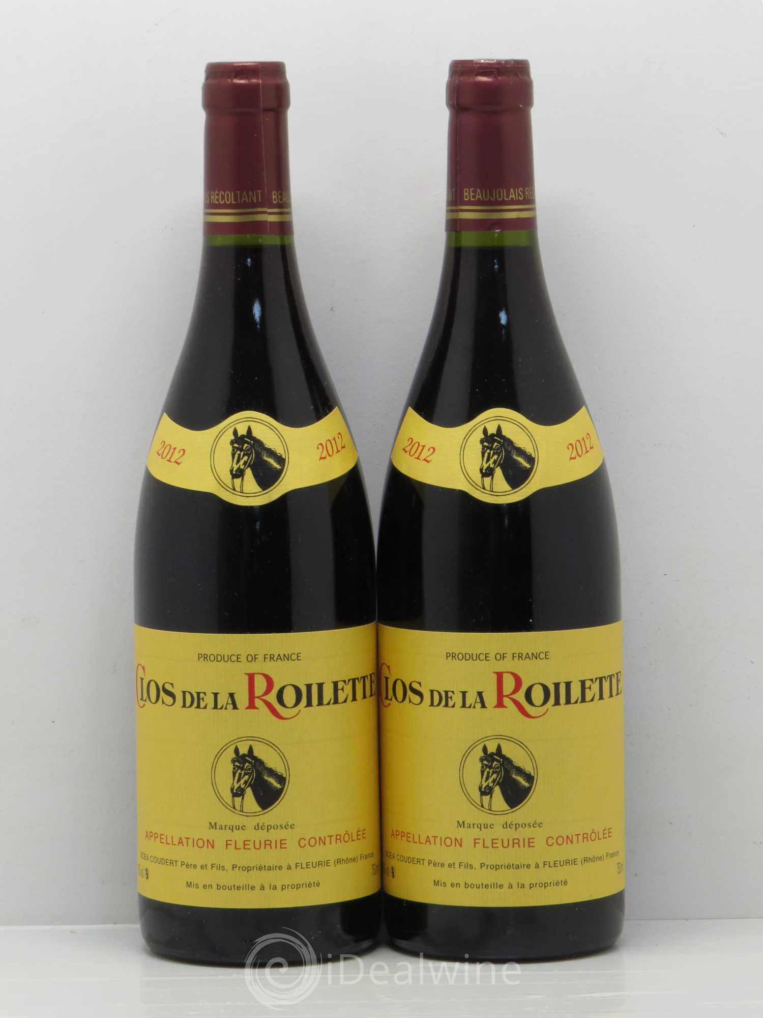 Fleurie 2012 - Lot de 2 bouteilles - 0