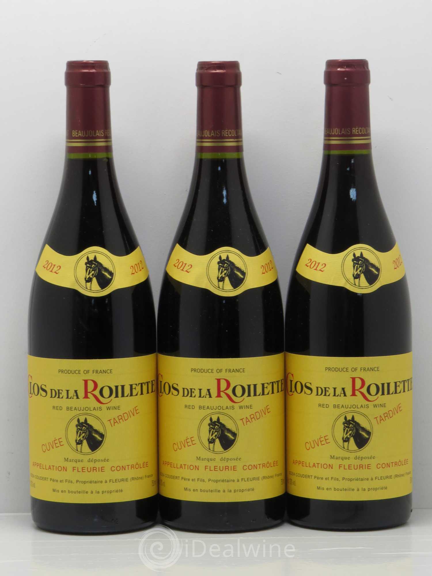 Fleurie Cuvée Tardive Clos de la Roilette 2012 - Lot de 6 bouteilles - 2