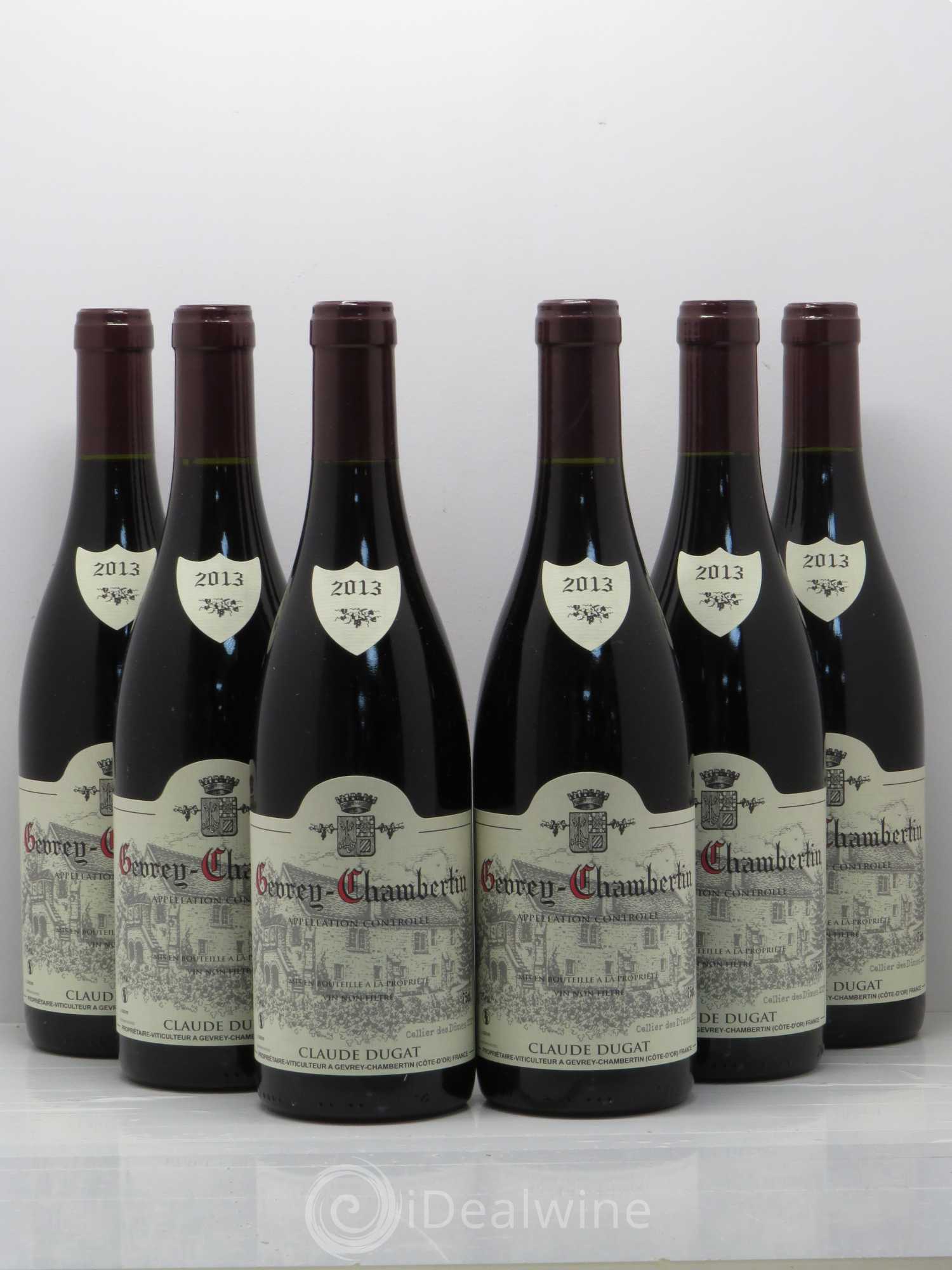 Gevrey-Chambertin Claude Dugat 2013 - Lot de 6 bouteilles - 0