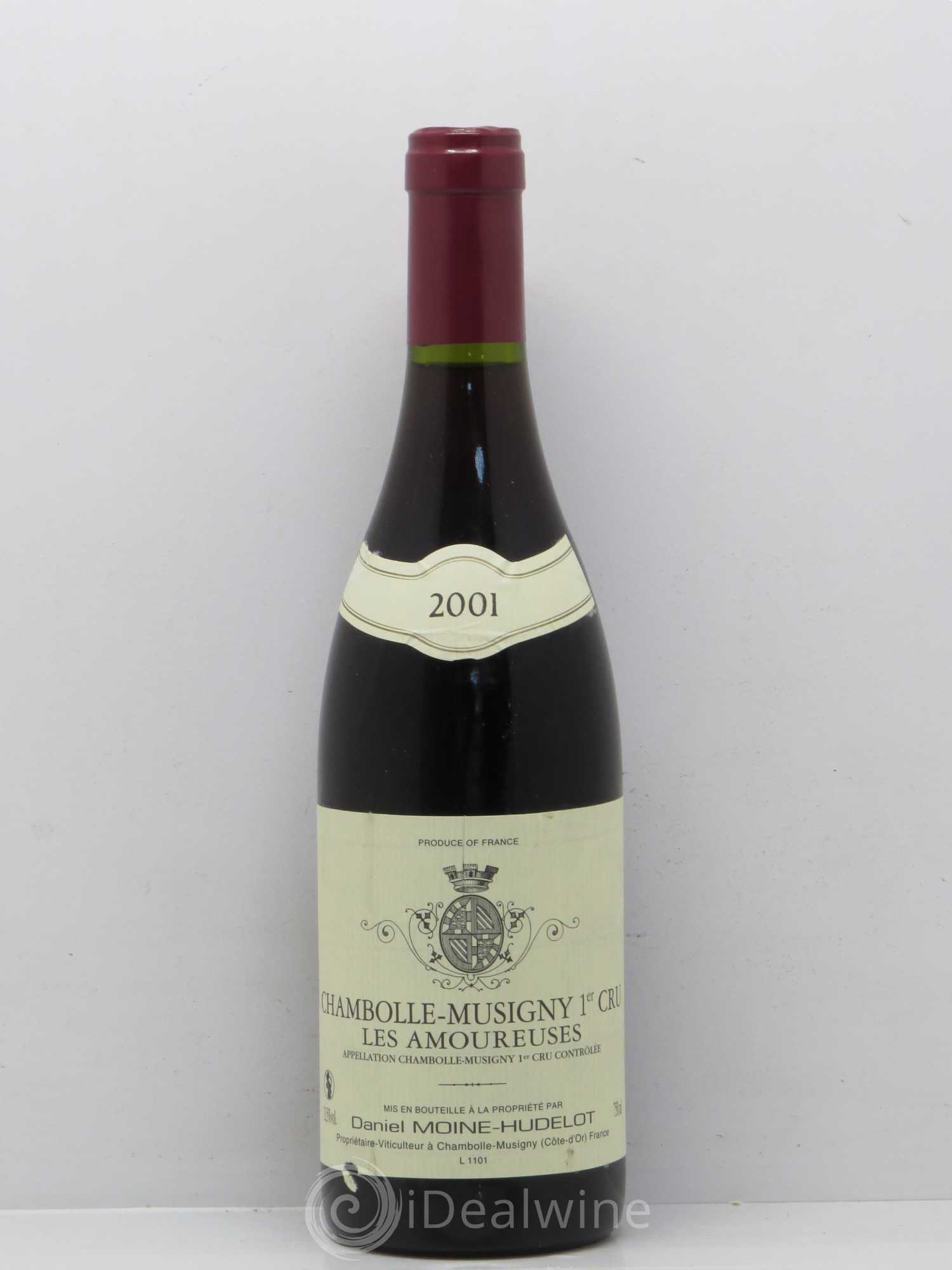 Chambolle-Musigny 1er Cru Les Amoureuses Moine-Hudelot (Domaine) 2001 - Lot de 1 bouteille - 0