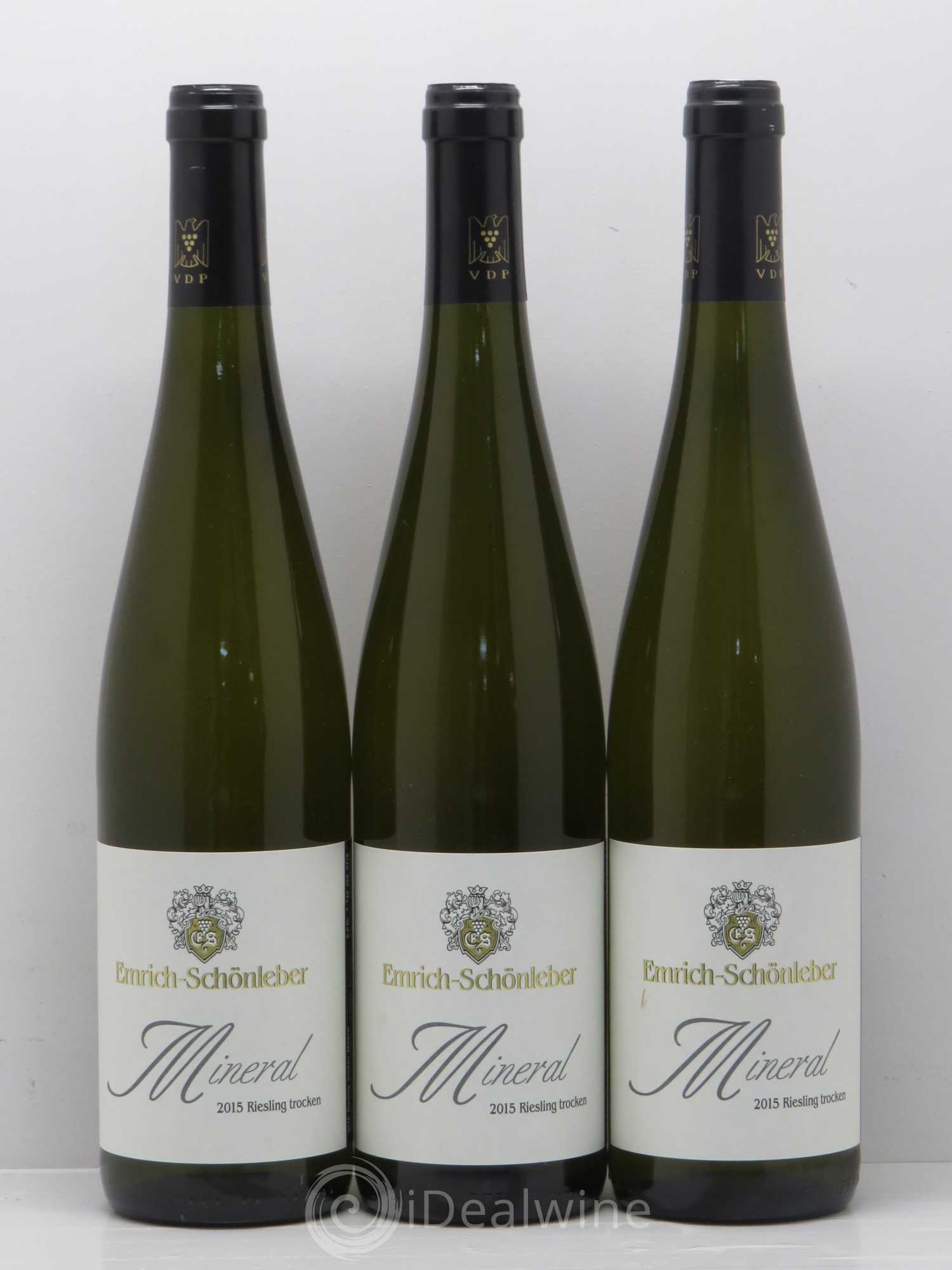 Riesling Nahe Riesling Mineral Emrich-Schönleber 2015 - Posten von 3 Flaschen - 0