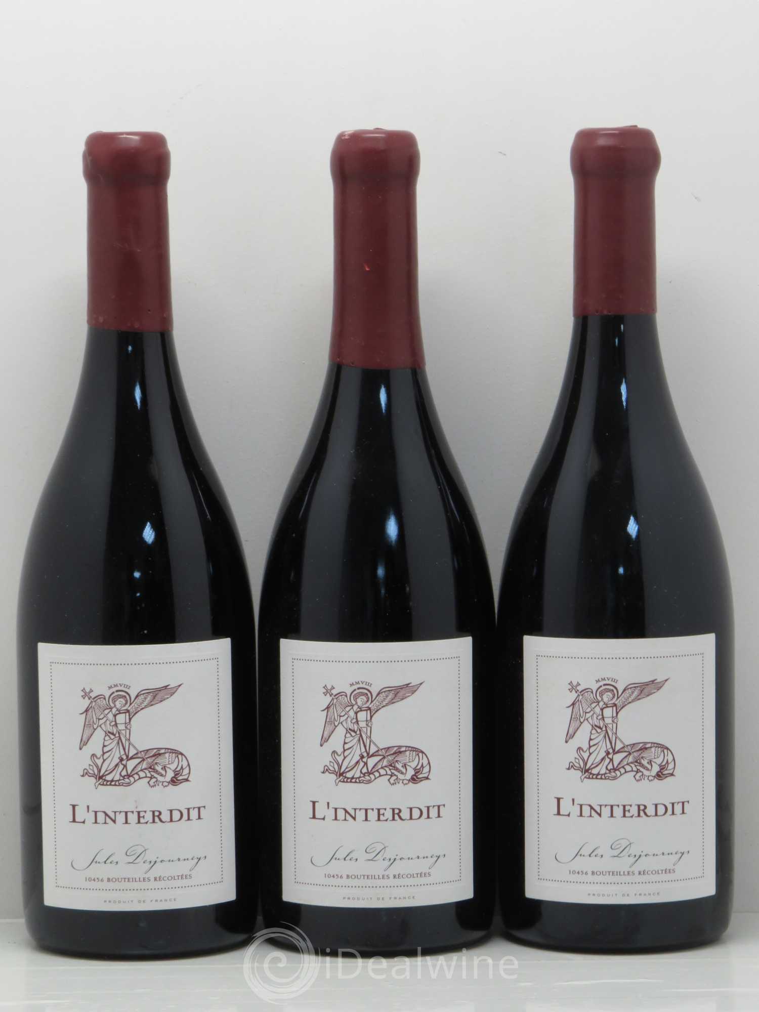 Beaujolais Linterdit Jules Desjourneys Fabien Duperray 2008 - Posten von 6 Flaschen - 2