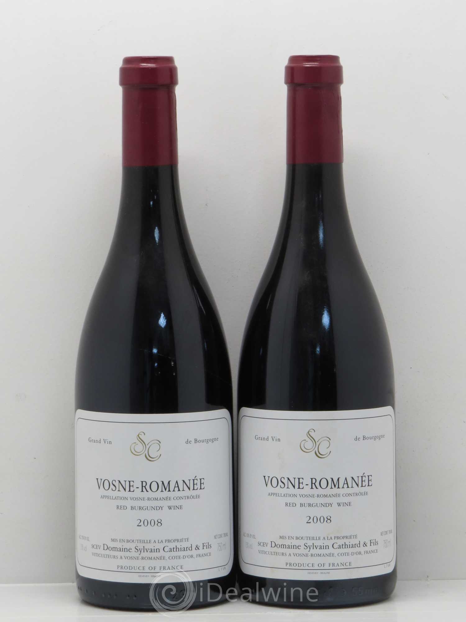 Vosne-Romanée Sylvain Cathiard & Fils 2008 - Lot de 2 bouteilles - 0