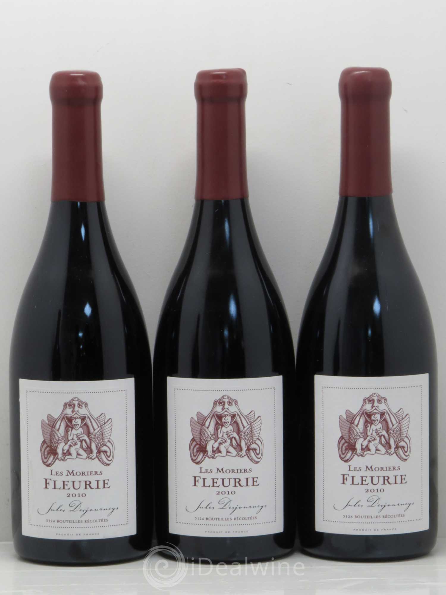 Fleurie Les Moriers Domaine Jules Desjourneys 2010 - Posten von 6 Flaschen - 1