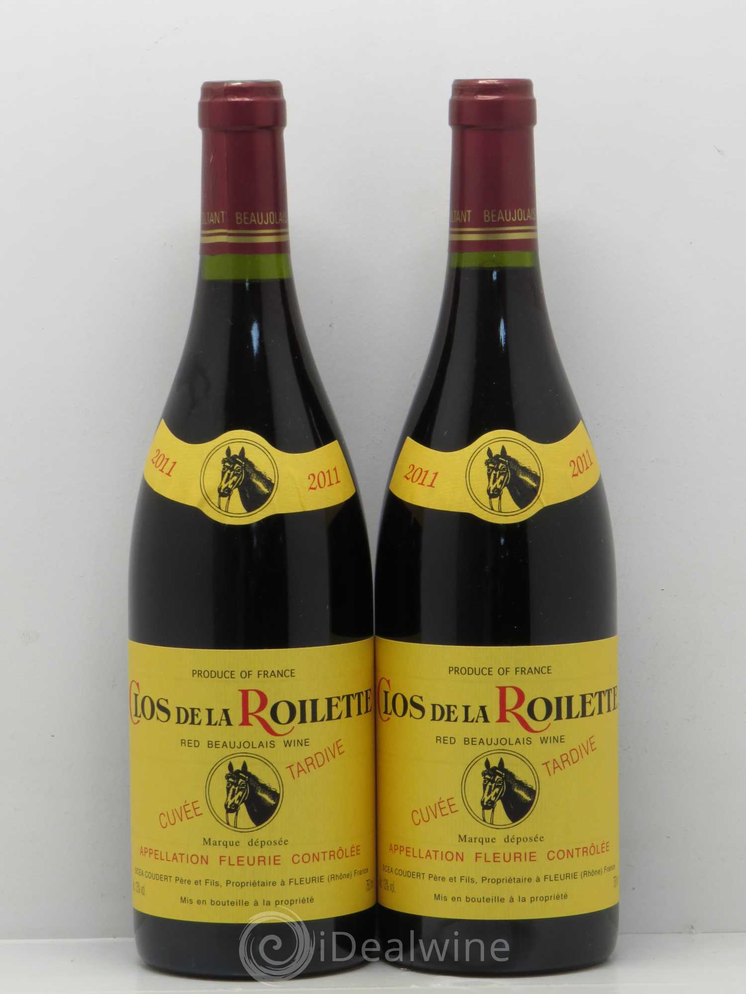Fleurie Cuvée Tardive Clos de la Roilette 2011 - Lot de 2 bouteilles - 0