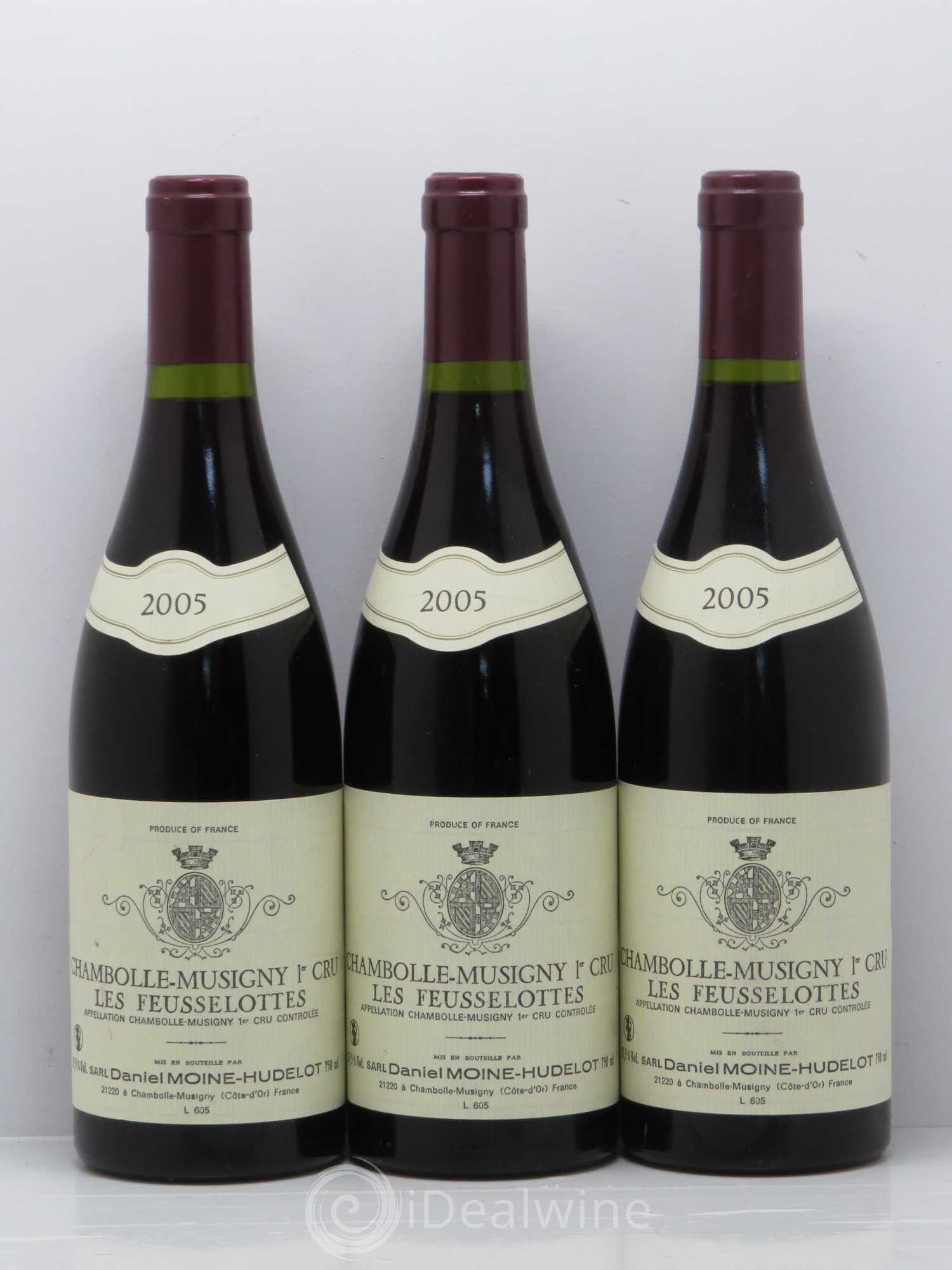 Chambolle-Musigny 1er Cru Les Feusselottes Moine-Hudelot (Domaine) 2005 - Lot de 6 bouteilles - 2