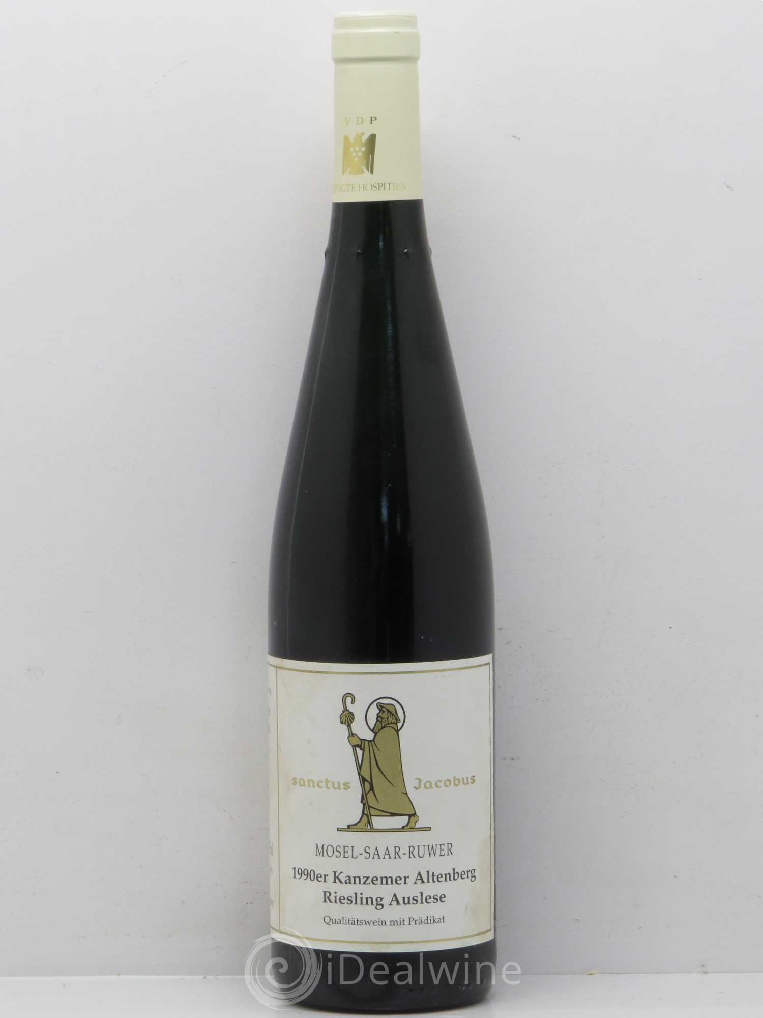 Allemagne Rheingau Saar Kanzemer Altenberg Riesling Auslese Vereinigte Hospitien 1990 - Posten von 1 Flasche - 0