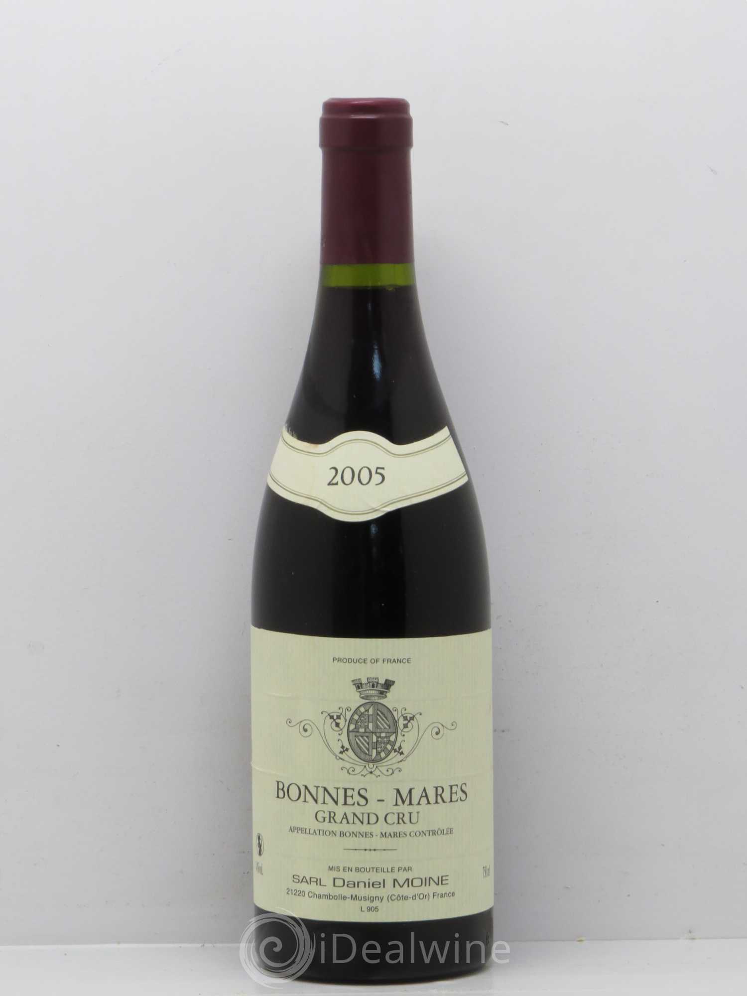 Bonnes-Mares Grand Cru Moine-Hudelot (Domaine) 2005 - Lot de 1 bouteille - 0