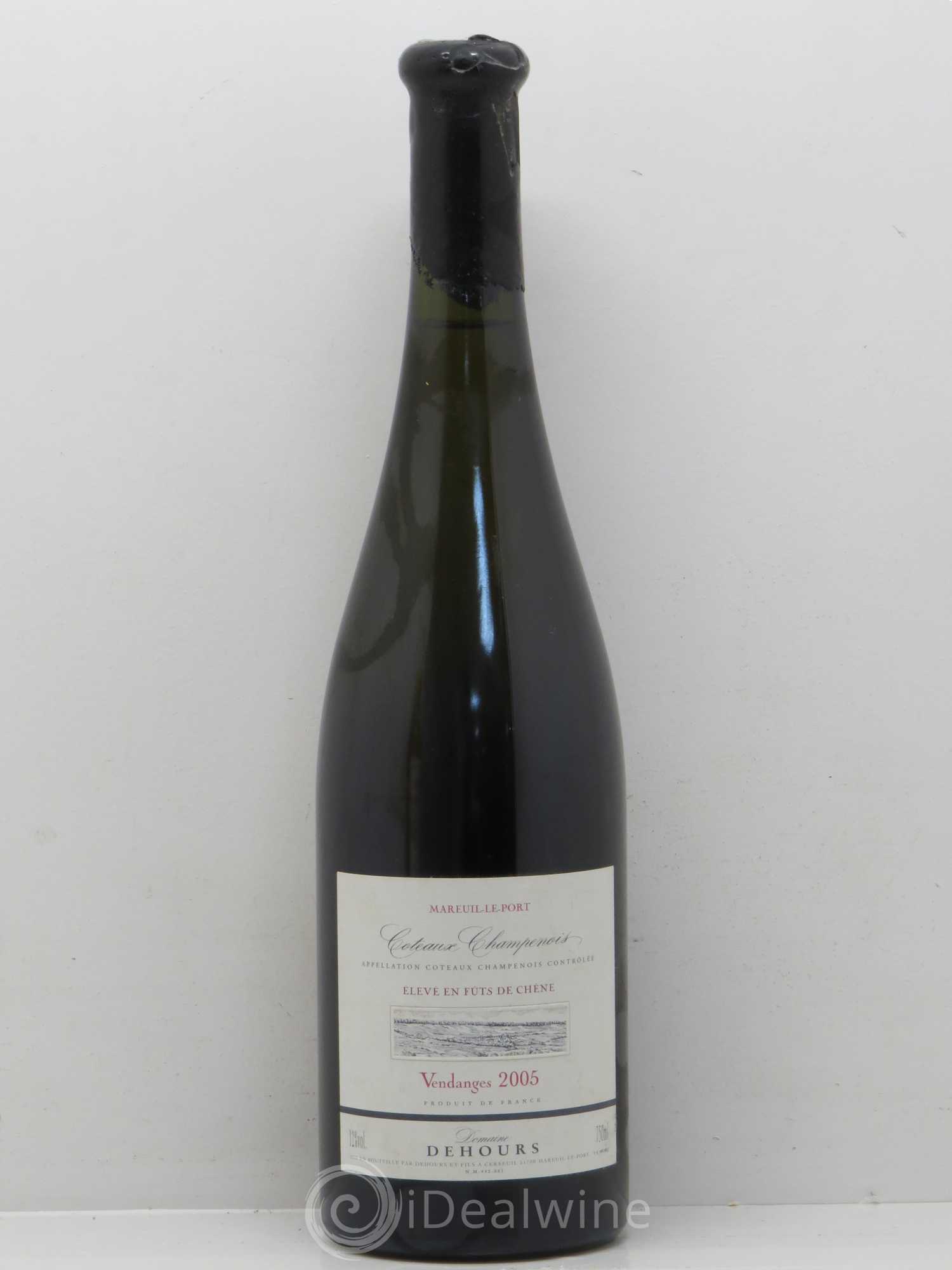 Divers Coteaux Champenois Dehours 2005 - Posten von 1 Flasche - 0