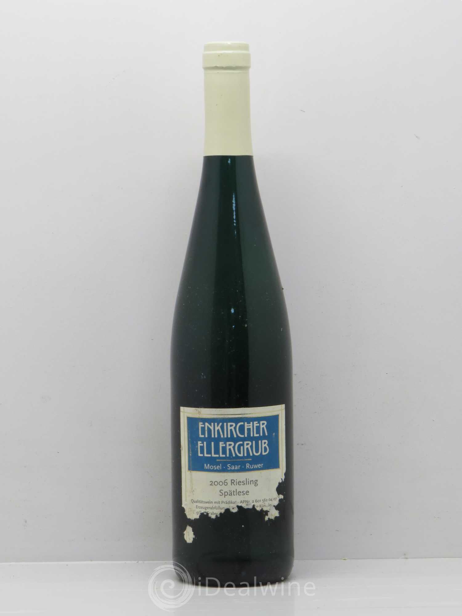 Allemagne Rheingau Enkircher Ellergrub Riesling Spätlese Weiser-Künstler 2006 - Posten von 1 Flasche - 0