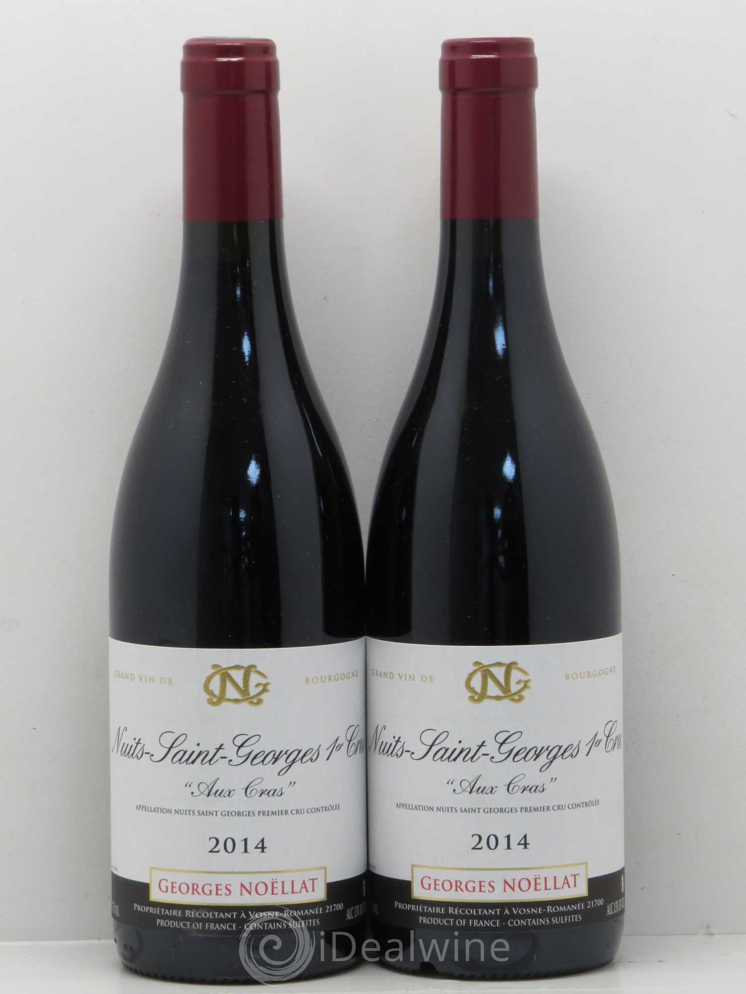 Nuits-Saint-Georges 1er Cru Aux Cras Georges Noëllat 2014 - Posten von 2 Flaschen - 0