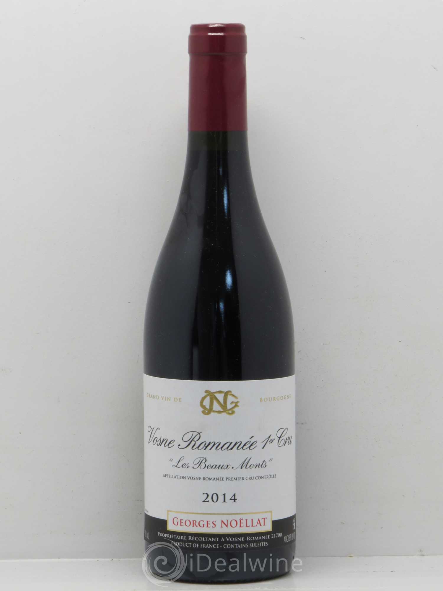 Vosne-Romanée 1er Cru Les Beaux monts Georges Noëllat 2014 - Posten von 1 Flasche - 0