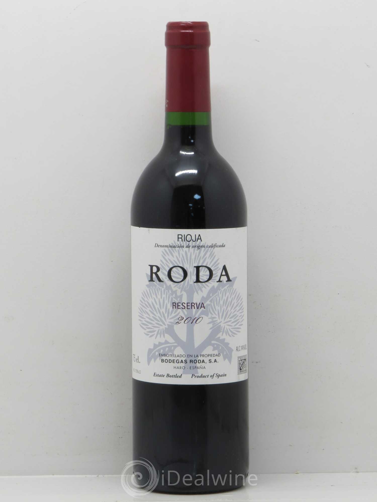 Rioja DOCA Reserva Bodegas Roda 2010 - Lotto di 1 bottiglia - 0