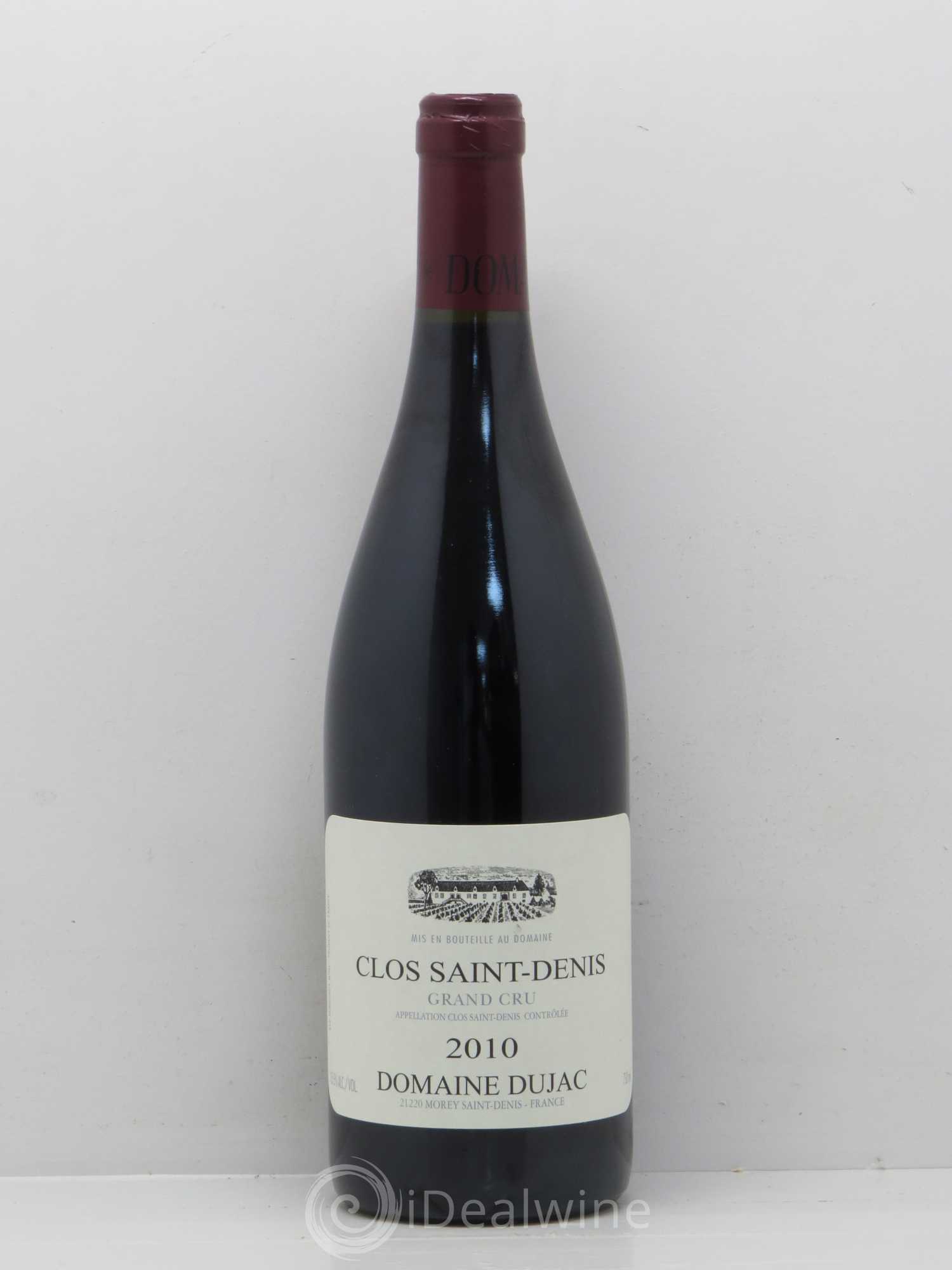 Clos Saint-Denis Grand Cru Dujac (Domaine) 2010 - Lot de 1 bouteille - 0